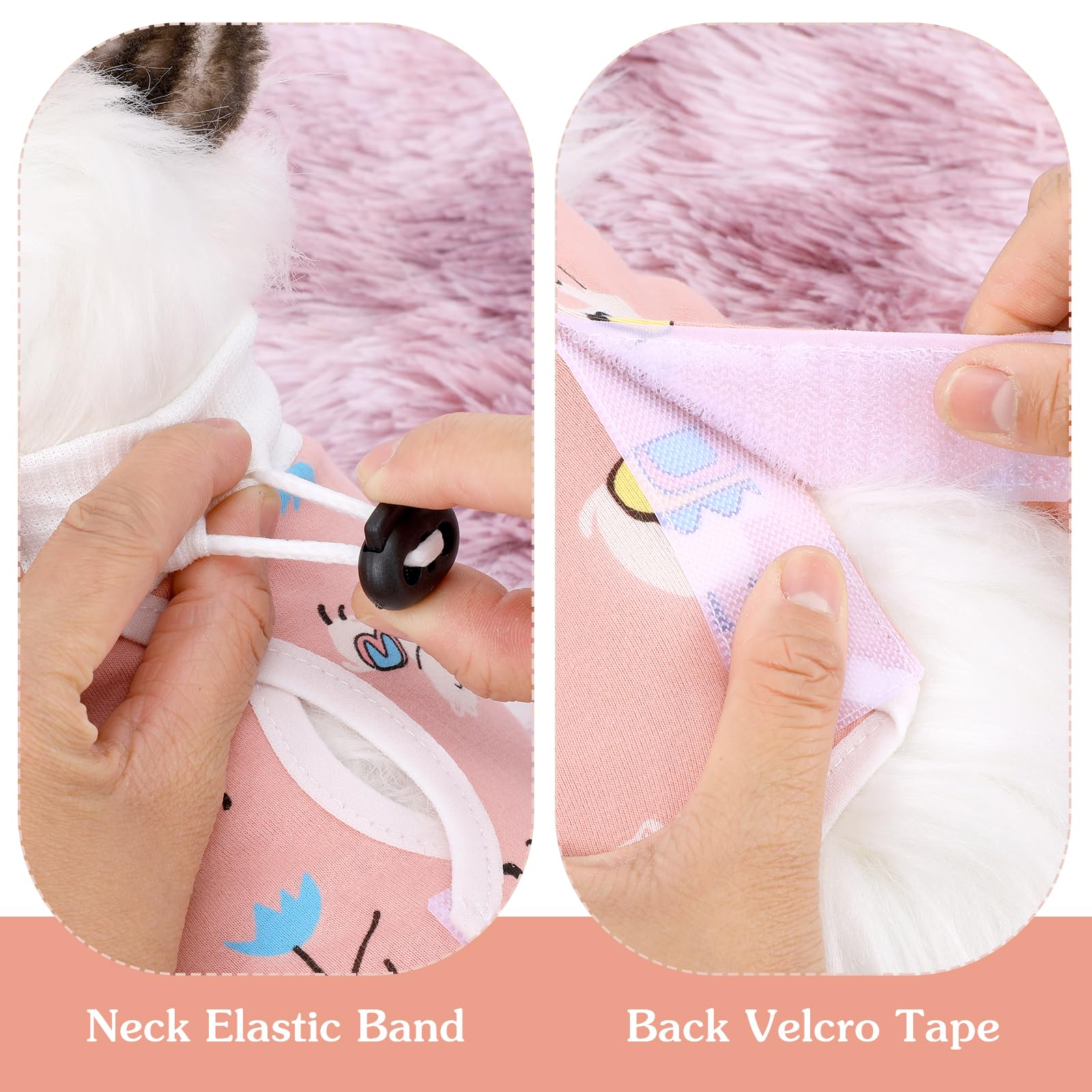 Yuanchu Cat Suit For After Surgery, Anti Licking Breathable Cat Outfits For Female Cats Neuter Recovery Suit Male E-Collar Alter