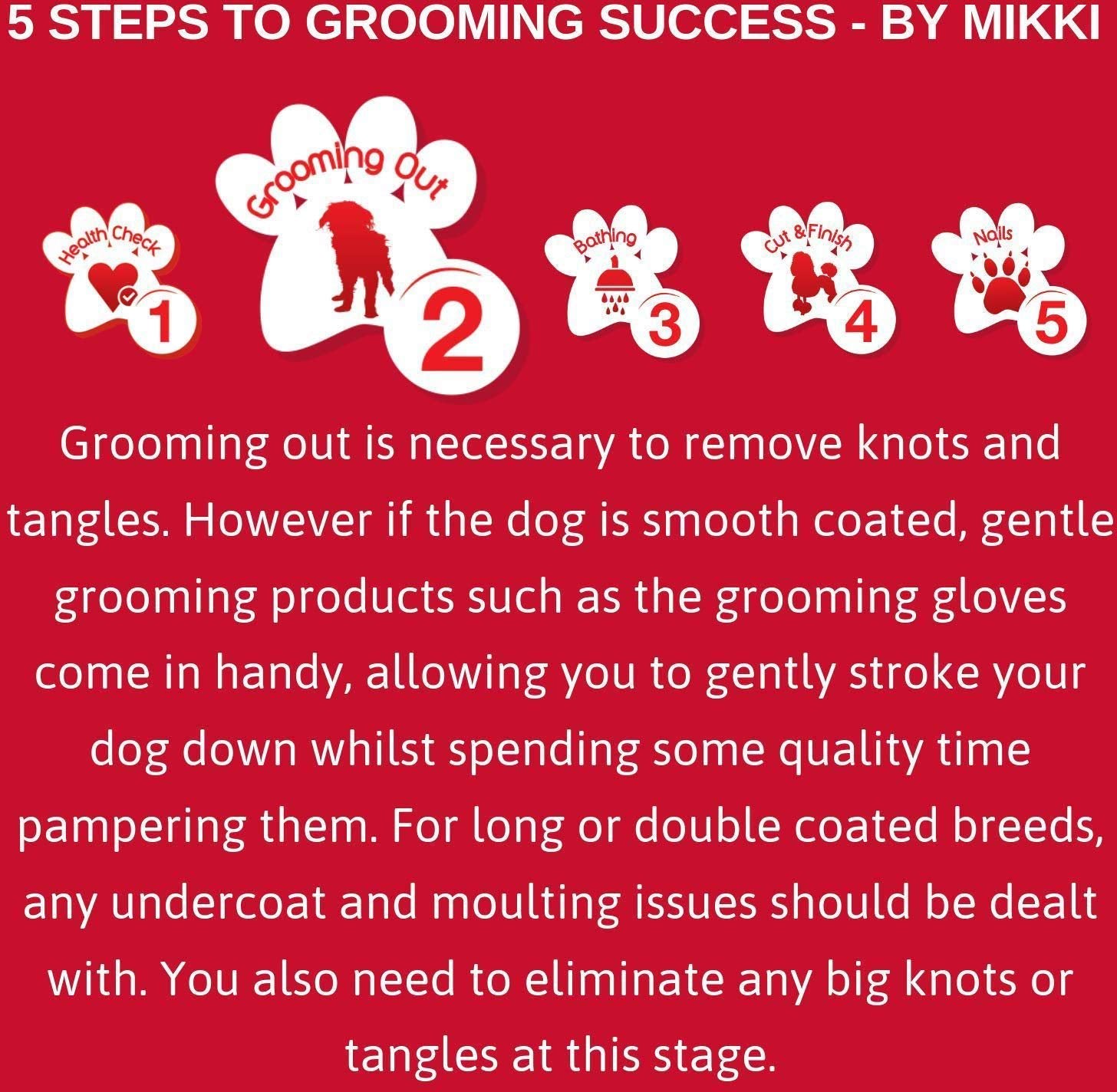 Mikki - 'All Tangled Up' Matt Splitter For Dogs & Cats | Medium/Fine Coats