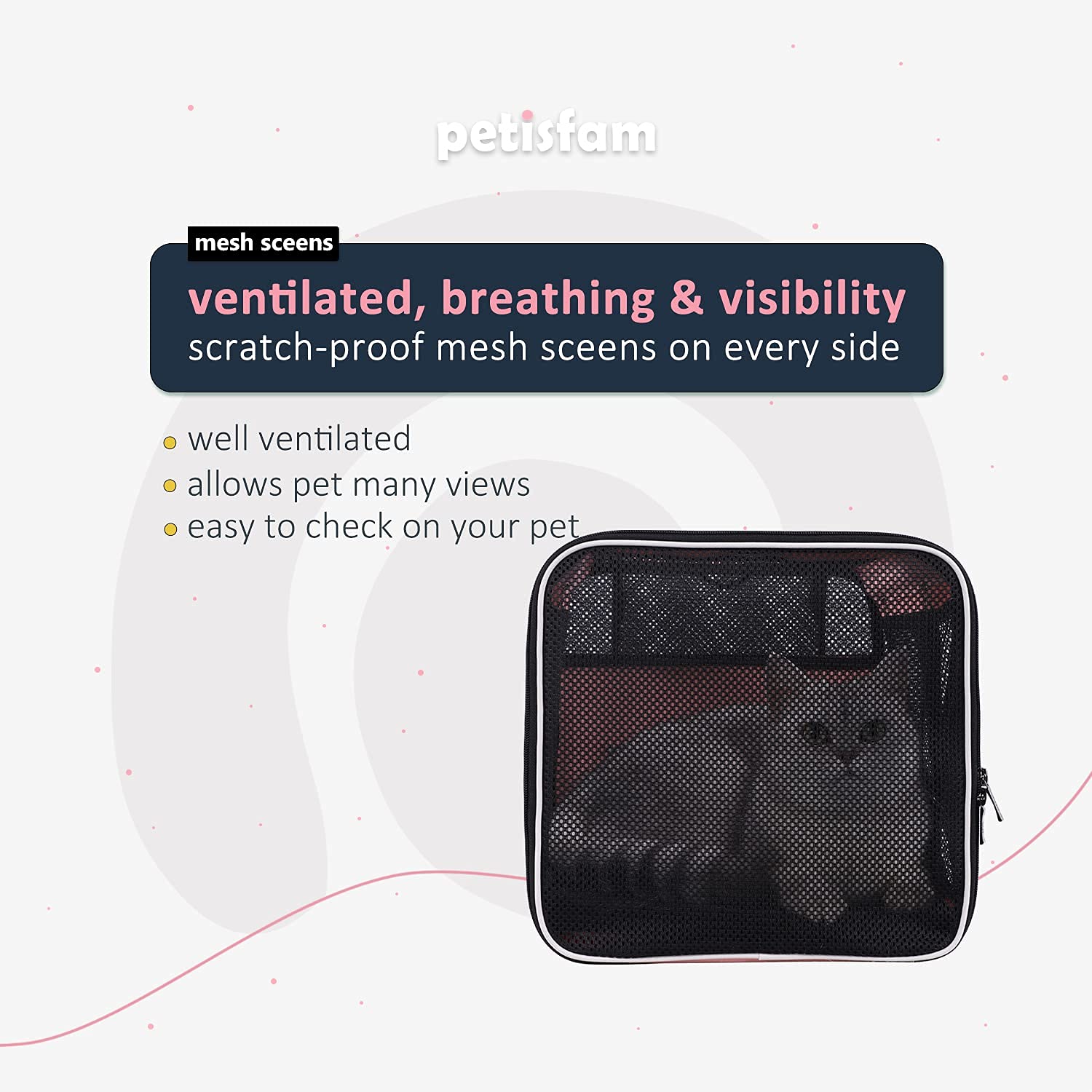 Easy Top Load Large Cat Carrier For Large And Medium Cats, Small Dogs. Easy To Get Cat In, Carry, Storage, Clean And Escape Proo