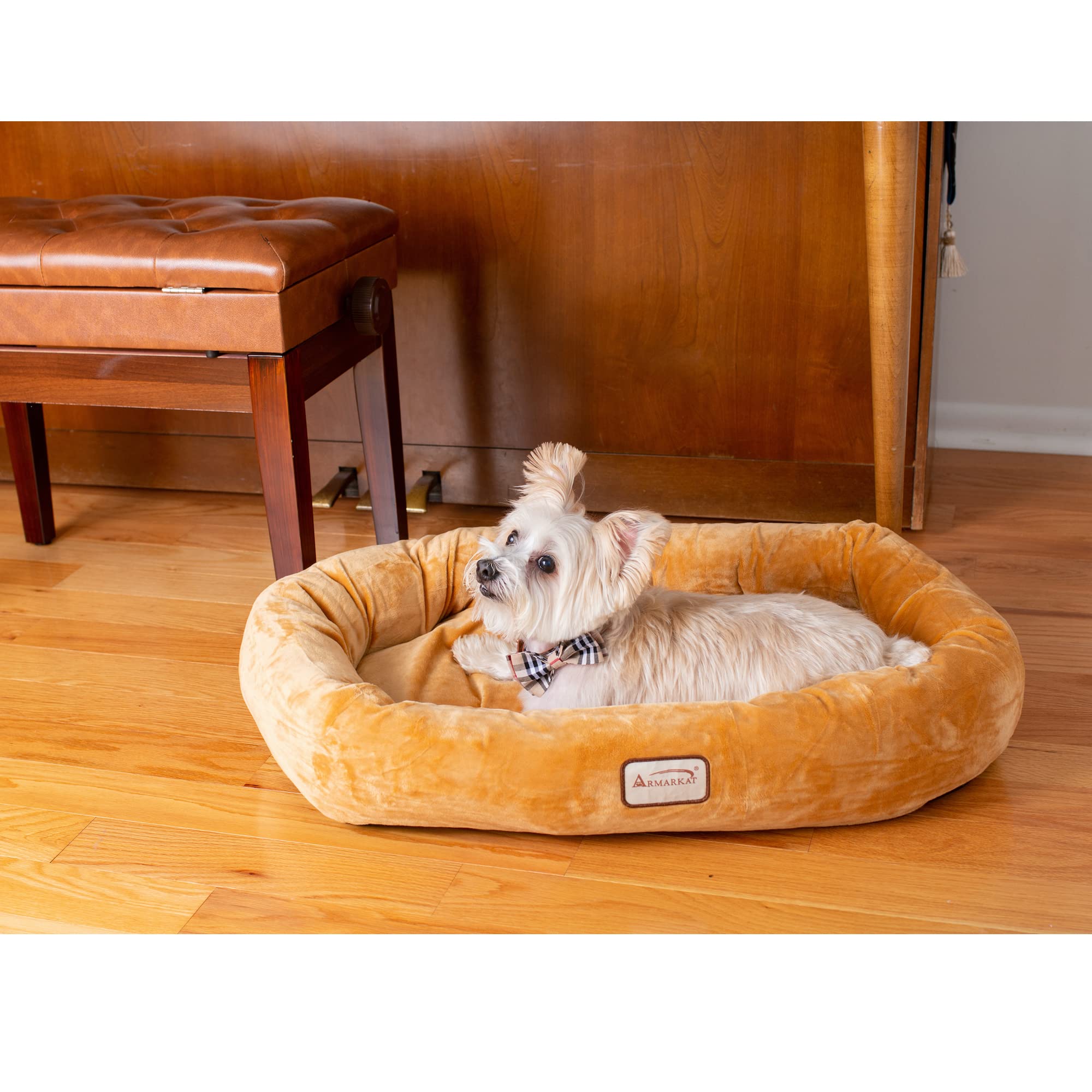 Armarkat Pet Bed 28-Inch By 21-Inch D02Czs-Small, Brown