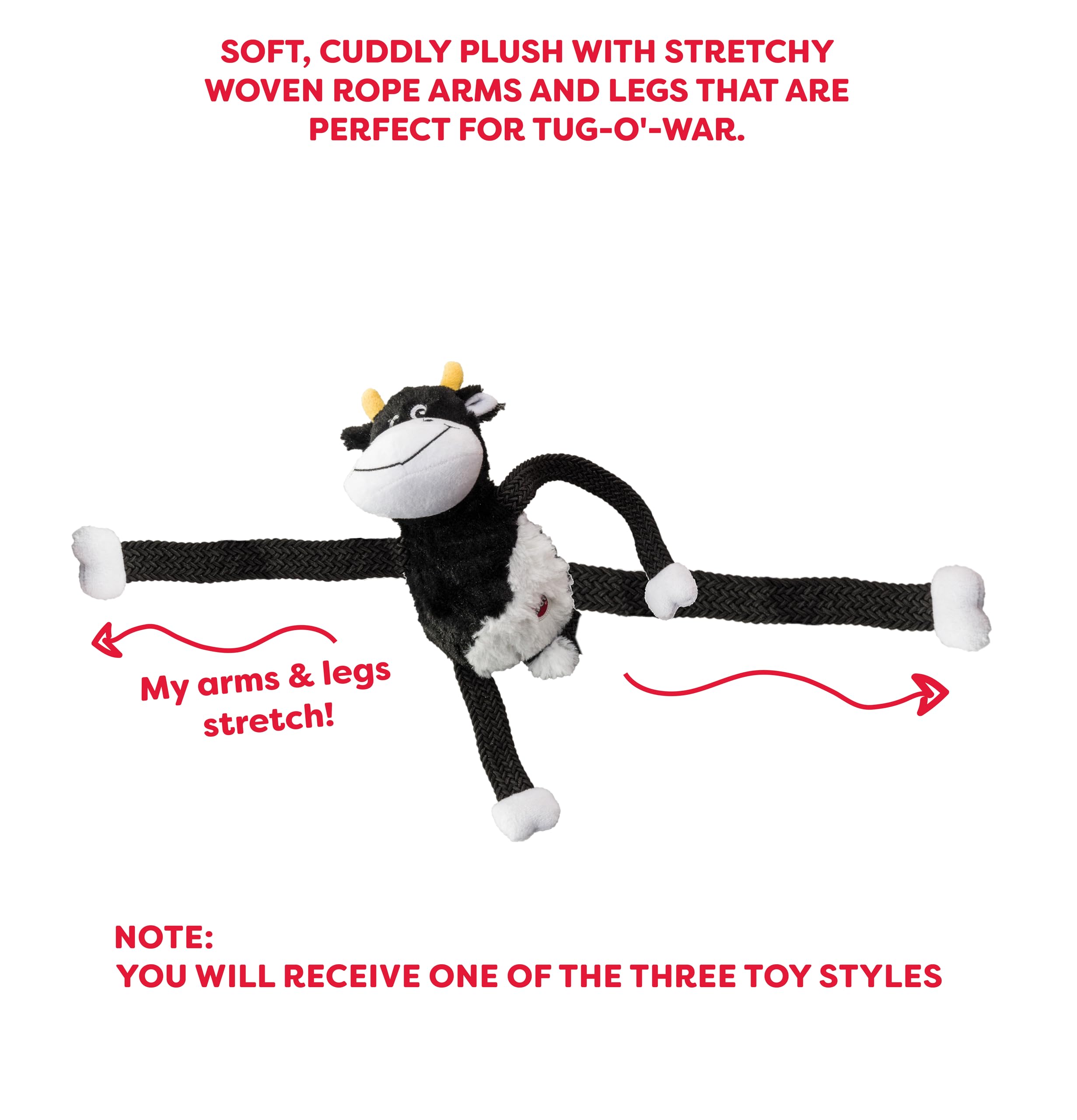 Spot Ethical Pets 54222 Stretchered Plush Dog Toy Figures, 13', Assorted