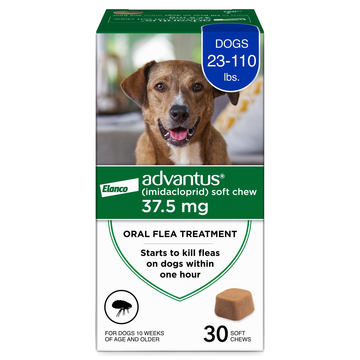 Advantus Dog Advantus Chewable Flea Treatment For Dogs 23 - 110 Lbs. | 30 Ct.