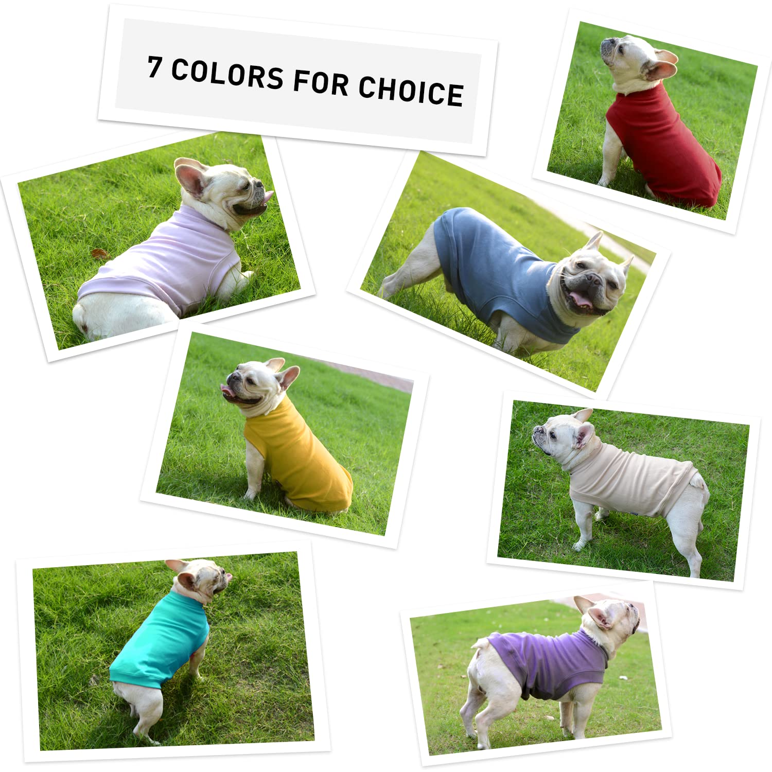Soft Fleece Dog Sweatshirt - Warm Dog Sweaters For Small Medium Dogs Cats Cold Weather - Cat Sweater Pullover Stretchy Hoodie Easy On - Comfortable Dog Winter Clothes Pet Sweaters Vest For Doggie