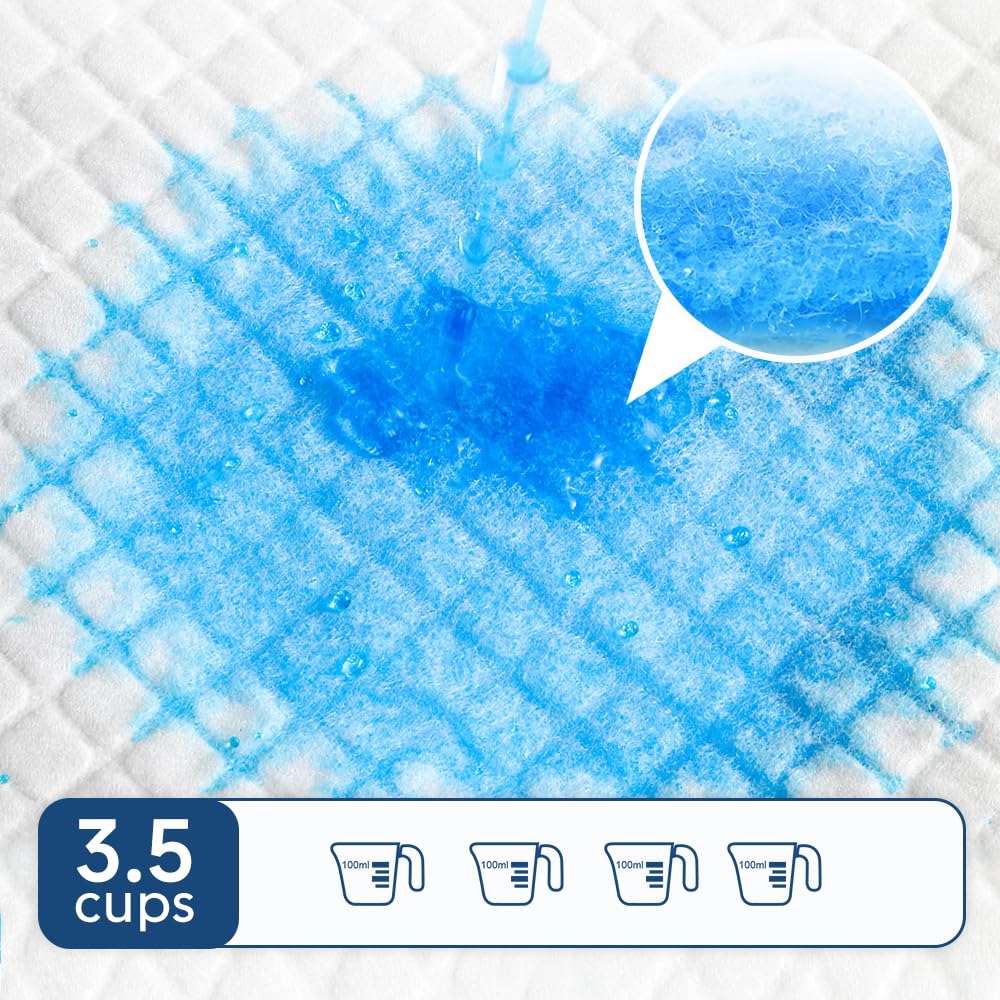 100 Count 22    x 22    Disposable Dog Pee Pads, Super Absorbent Leakproof Puppy Pads Quick Drying, Pee Pads for Dogs, Potty Dog