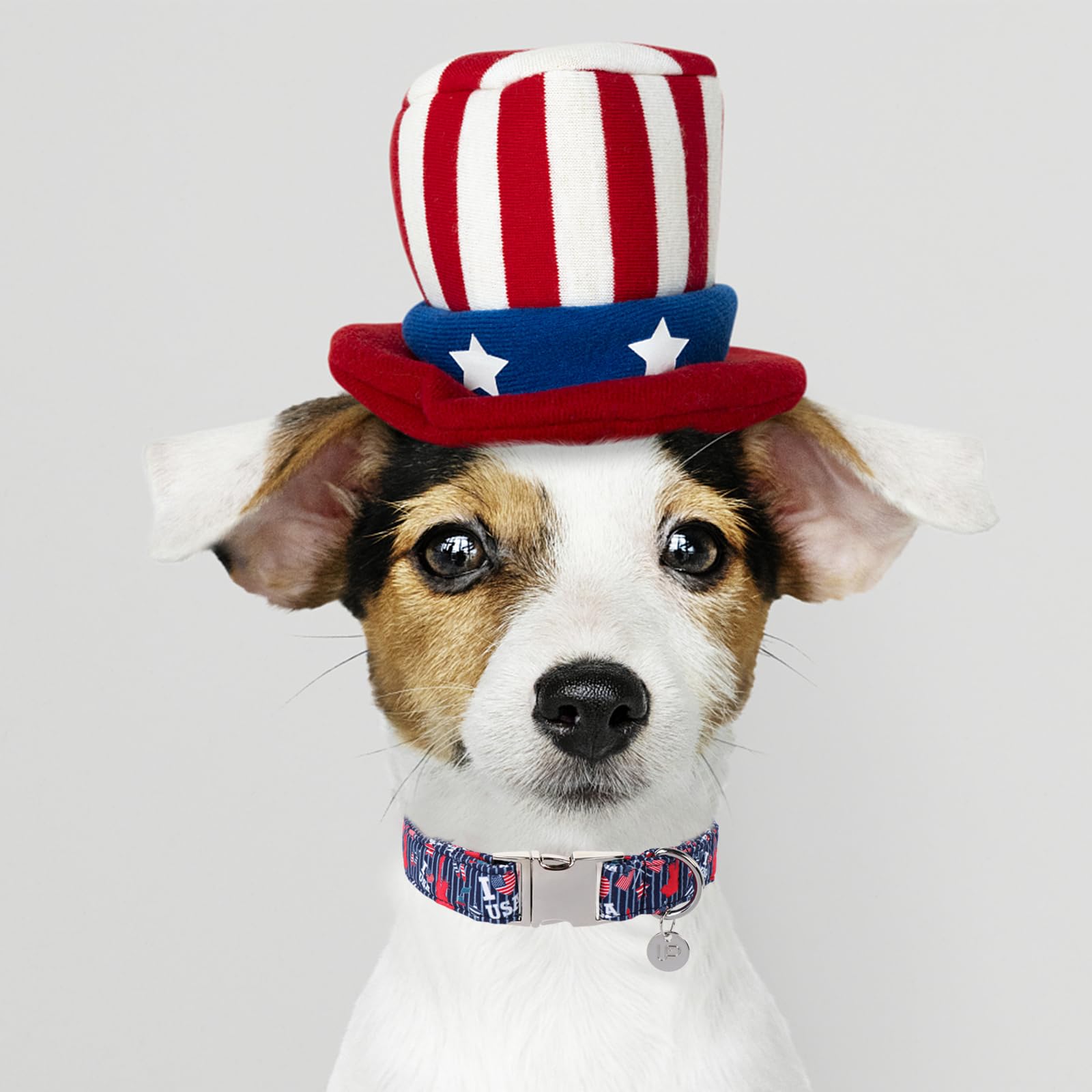 Patriotic Dog Collar, 4Th Of July Dog Collar, American Flag Collar For Puppy Boy Girl Dog Or Cat, Comfortable Summer Collar With