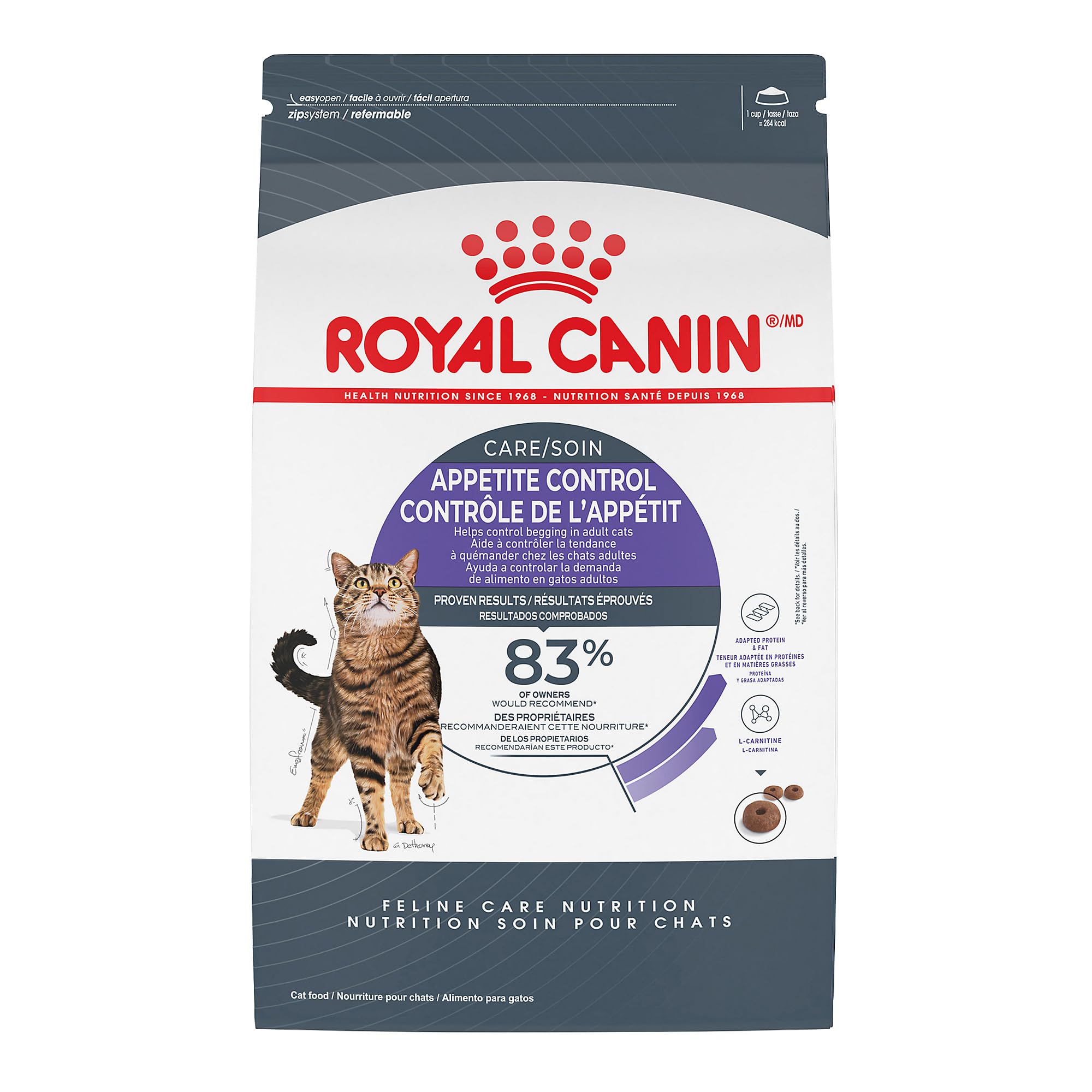 Royal Canin Feline Care Nutrition Appetite Control Care Dry Cat Food, 14 lb