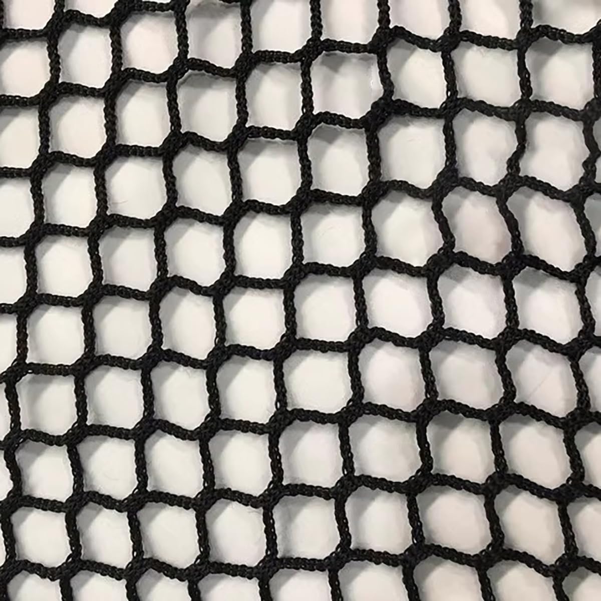Black Safety Net Protection Rope Net Baseball Net Kids Pet Stair Balcony Protection Net Knotless Polyester Sports Netting Softba