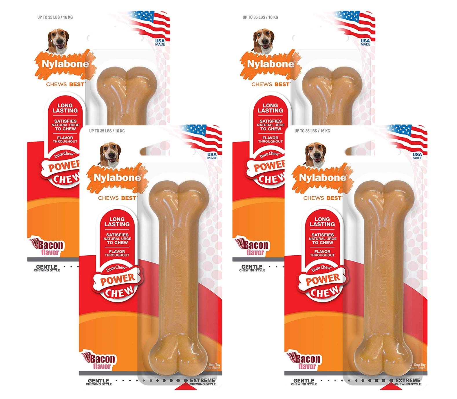 Nylabone Durachew Bacon Blister Card Wolf