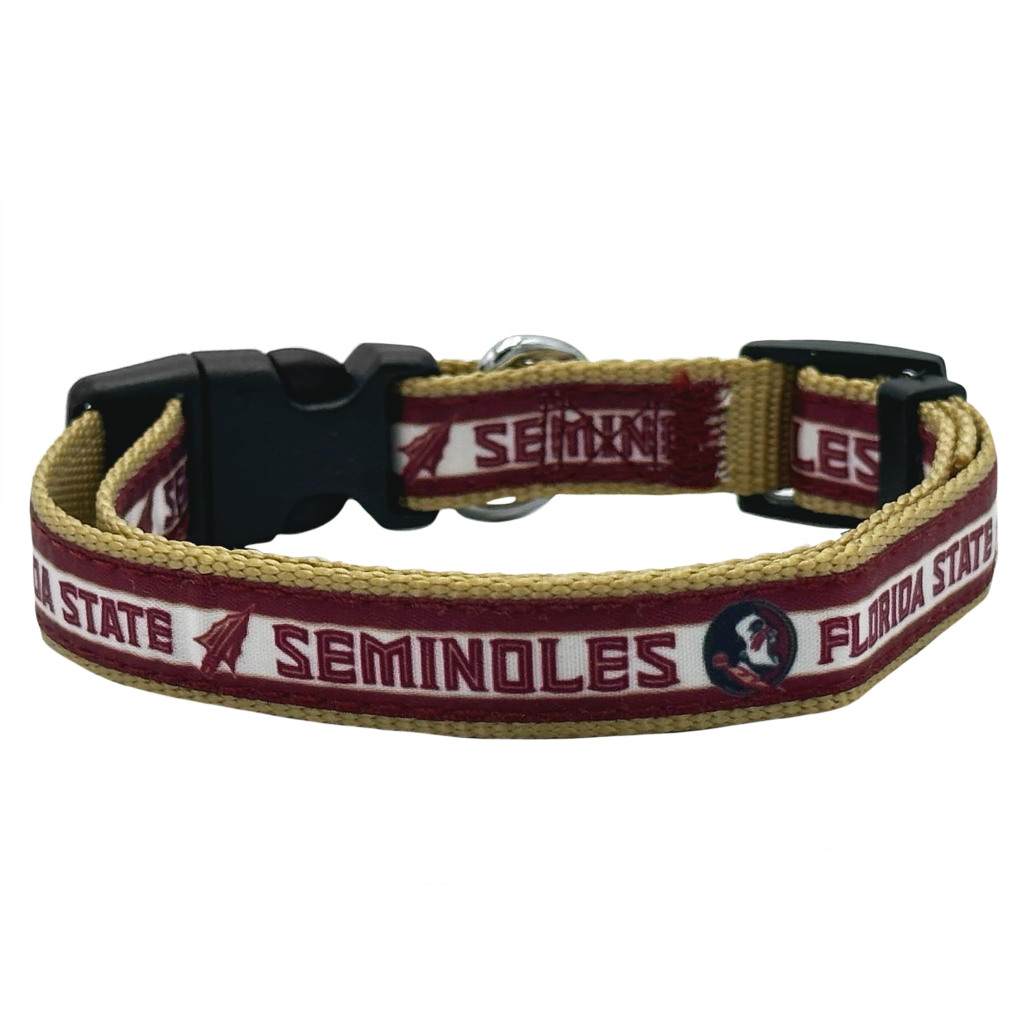 Pets First Collegiate Pet Collar Old Version Florida State Seminoles Dog Collar, Size Medium. Best Sports Team Collar For Dogs &