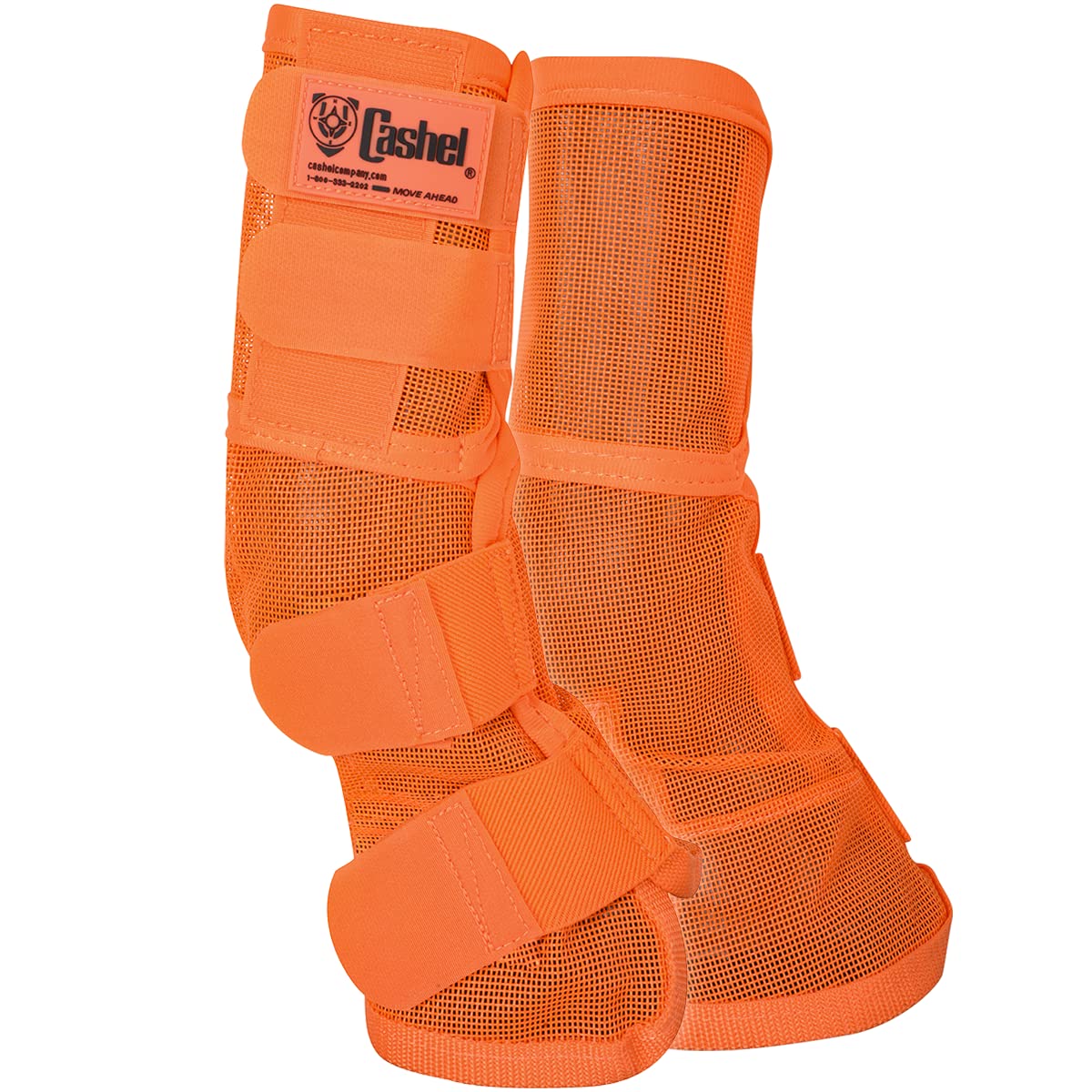 Cashel Crusader Horse Fly Leg Guards Orange Horse