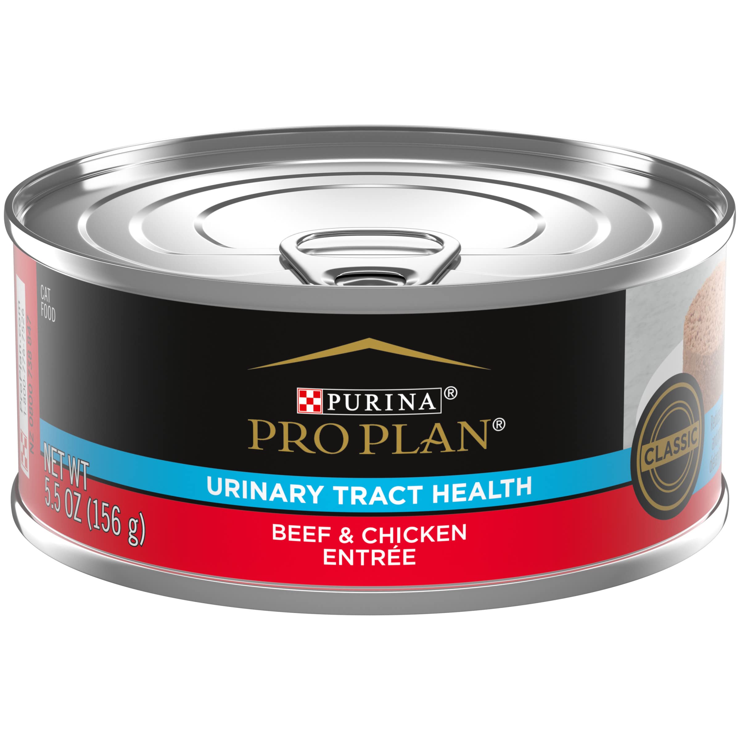 Purina Pro Plan Urinary Tract Health Beef and Chicken Entree Classic Cat Food - (24) 5.5 oz. Cans