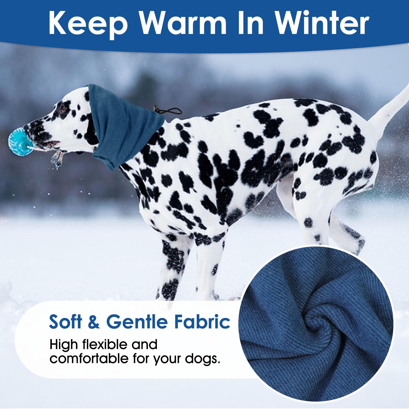 Sunfura Dog Calming Hoodie, No Shake Ear Wraps For Dogs Anxiety Relief, Pet Ear Cover Muffs Noise Protection For Firework, Groom