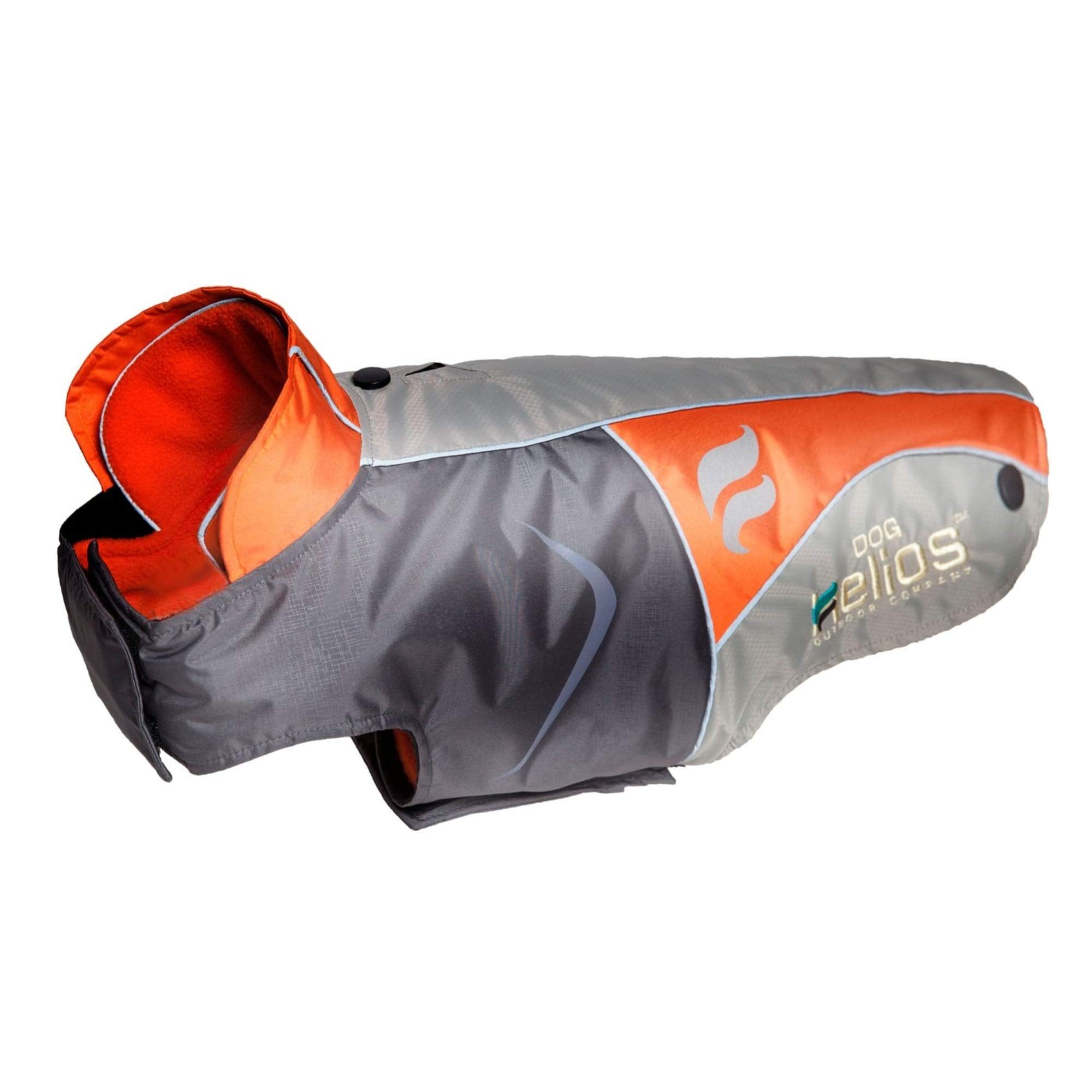 DOGHELIOS 'Lotus-Rusher' Waterproof 2-in-1 Pet Dog Jacket Coat with Removable Polar Fleece Lining w/ Blackshark technology, X-Sm