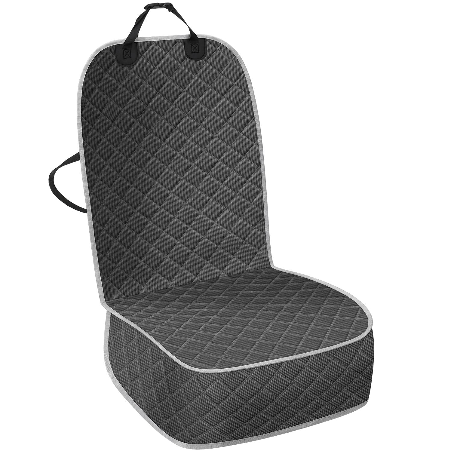 Horjones Dog Car Seat Cover,Waterproof And Nonslip Front Seat Dog Cover,Car Seat Protector For Cars,Trucks,Suvs And Jeep(M-Gray)