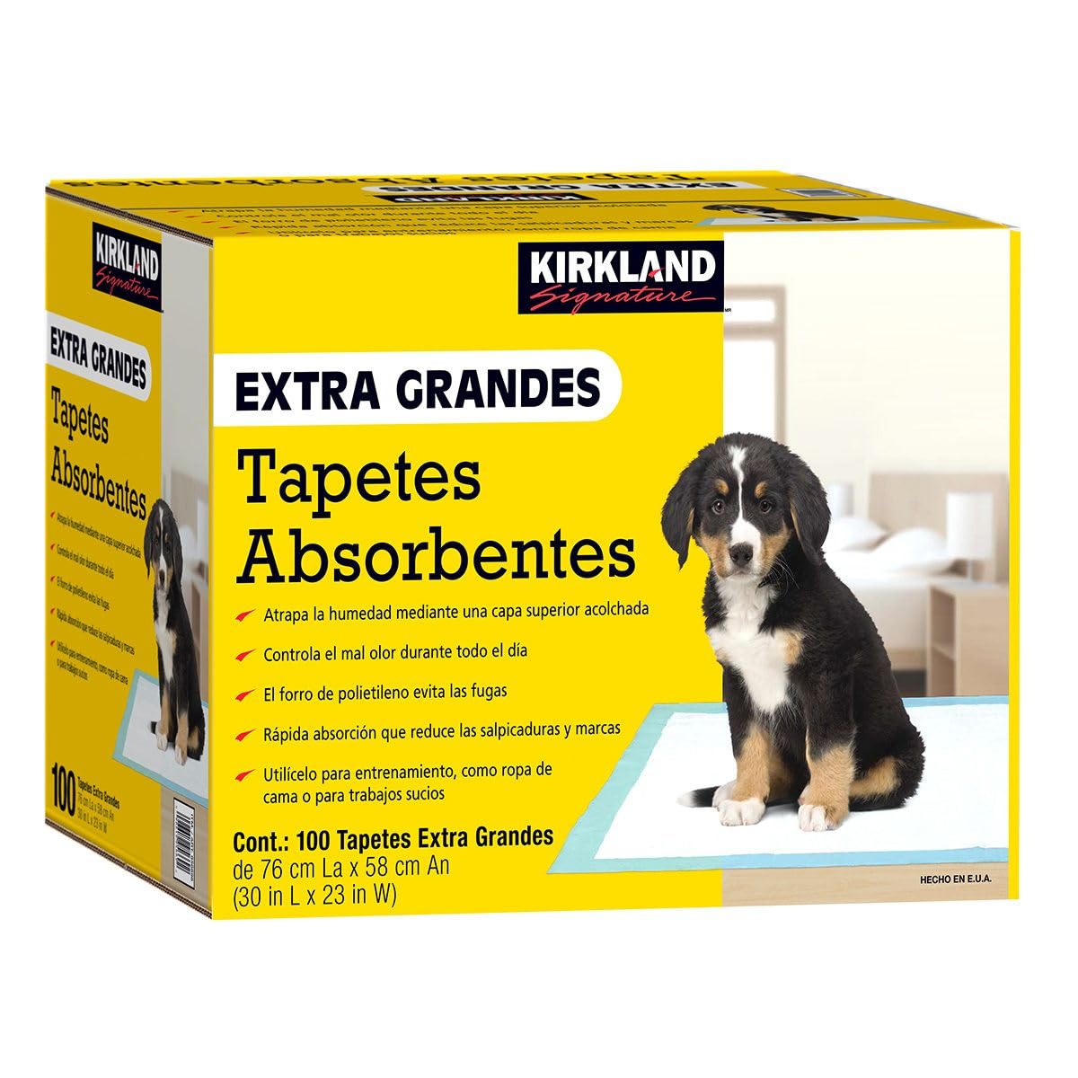Kirkland Signature Extra-Large Absorbent Pads, 100 Large Pads, 30X23 (Original Version)