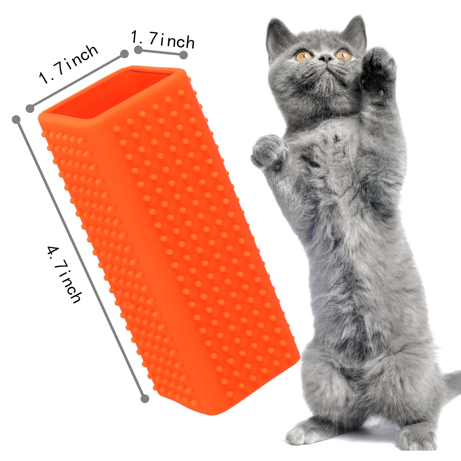 Ysofun 2Pcs Pet Dog Cat Hair Remover, Pet Morning Block Brush,Hollow Silicone Cleaner Brush, Suitable For Pet,Interior, Furnitur