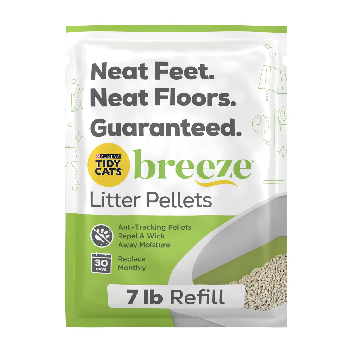 Purina Tidy Cats Breeze Cat Litter Pellets Refill - 7 Lb. Pouch