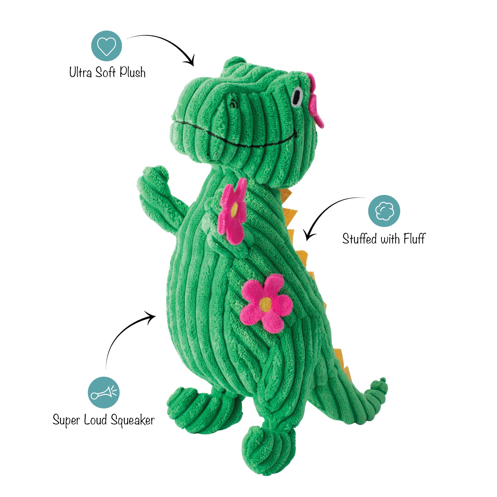 Fringe Studio Plush Dog Toy, Thorny But Cute, PetShop Collection (314156)