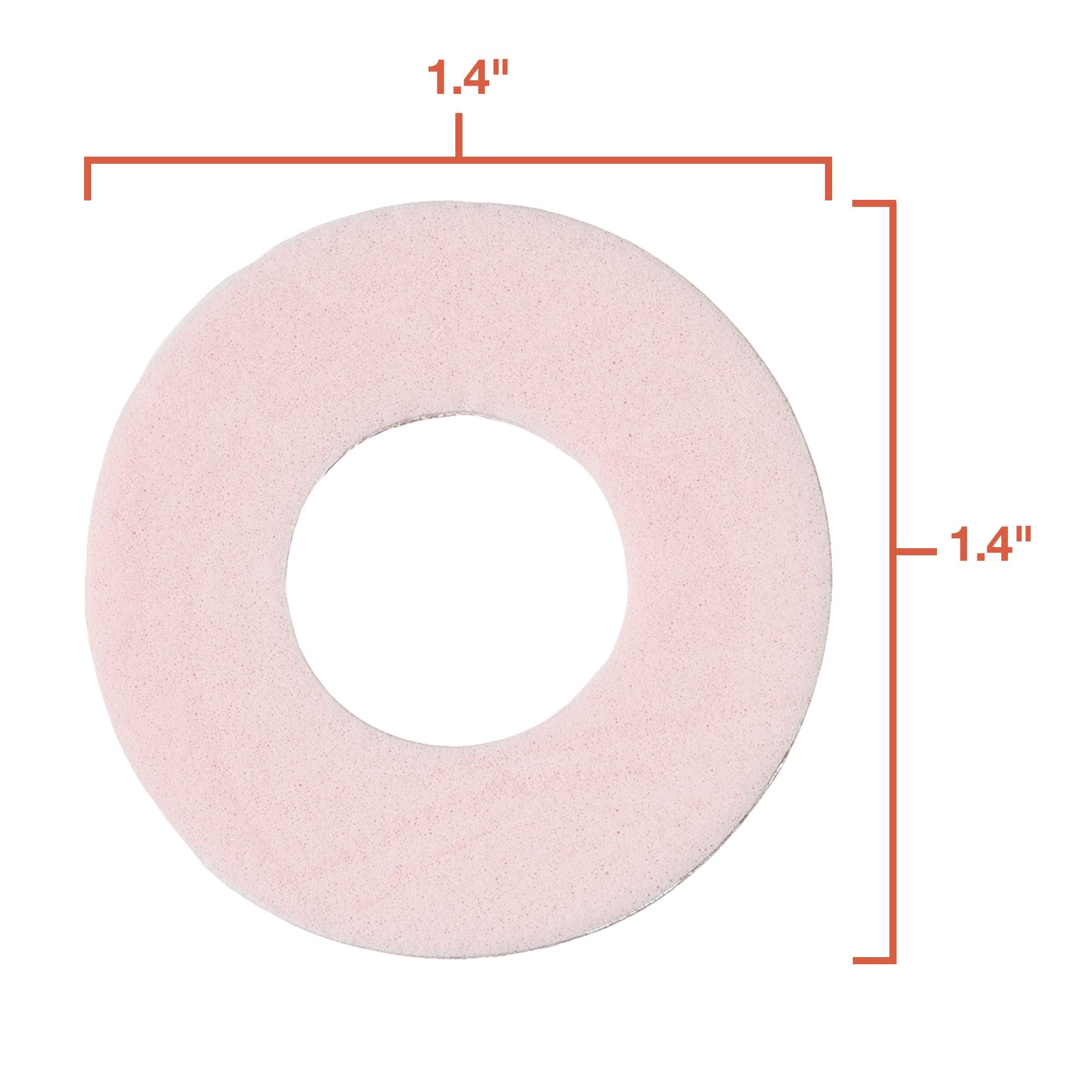 Zentoes Soft Foam Callus Cushions Round Waterproof Pads Toe And Foot Protectors (48 Count)