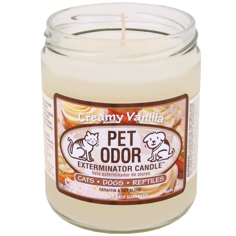 0 Pet Odor Exterminator Candle Creamy Vanilla