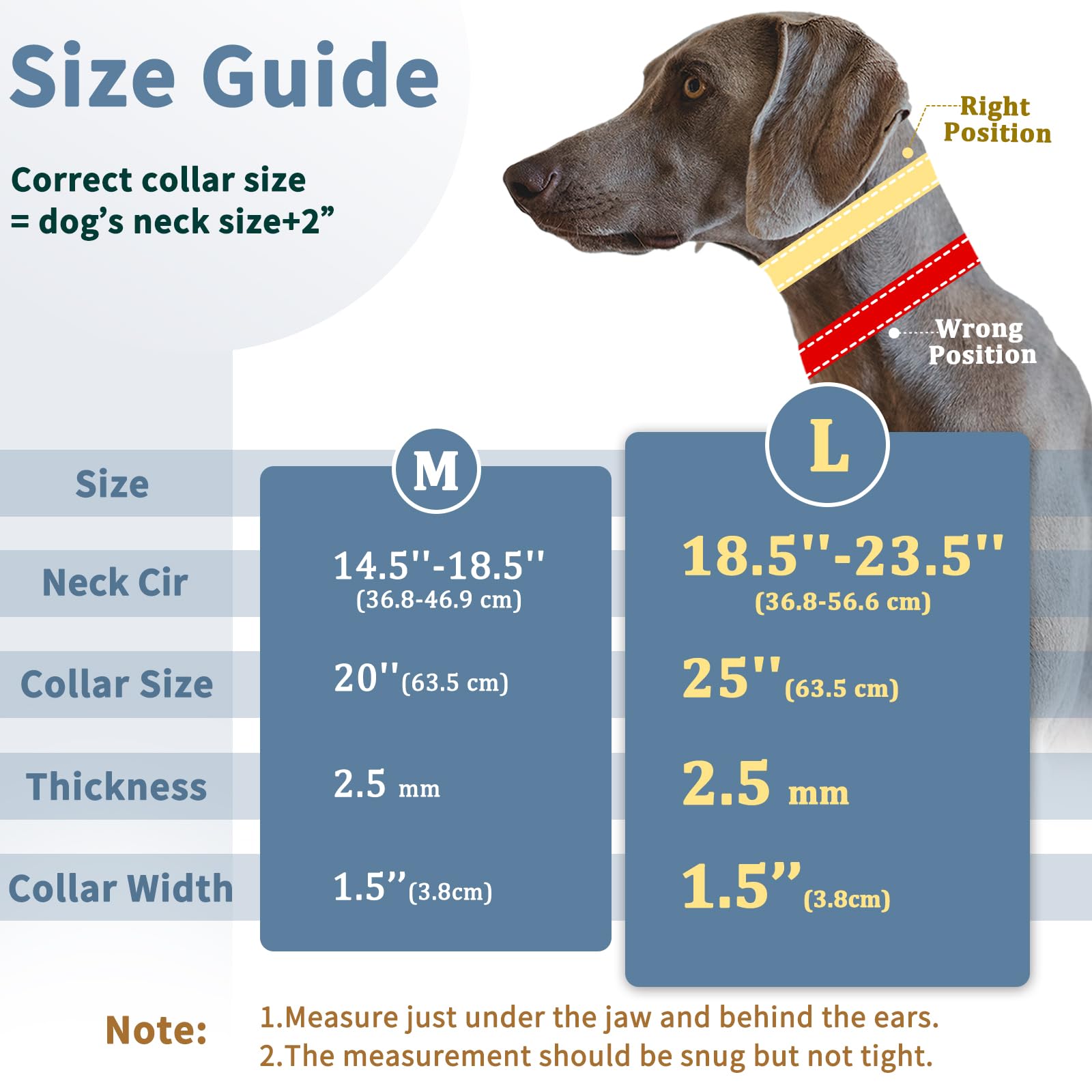 Mayerzon Martingale No Pull Collar For Medium Large Dogs, Patented Anti Pull Dog Collar With Buckle For Walking Training, With N