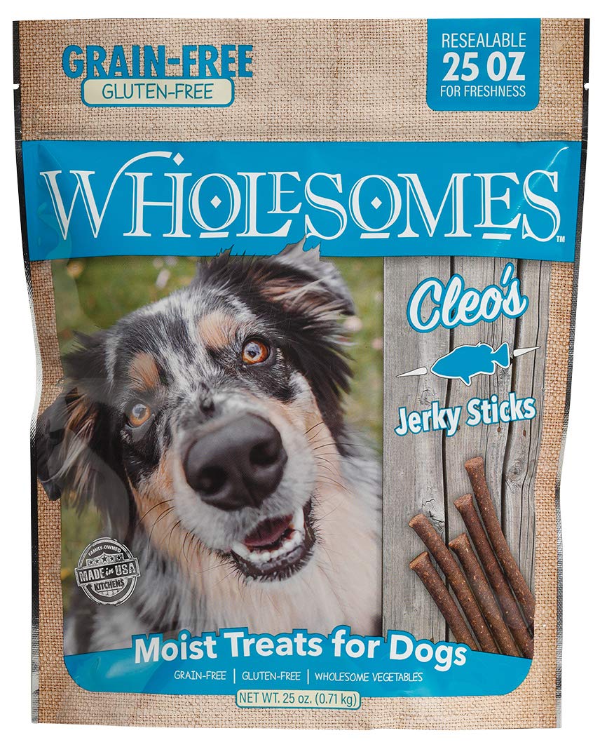 Wholesomes Cleos Jerky Sticks Grain Free Dog Treats, 25 oz, Blue, 2100106