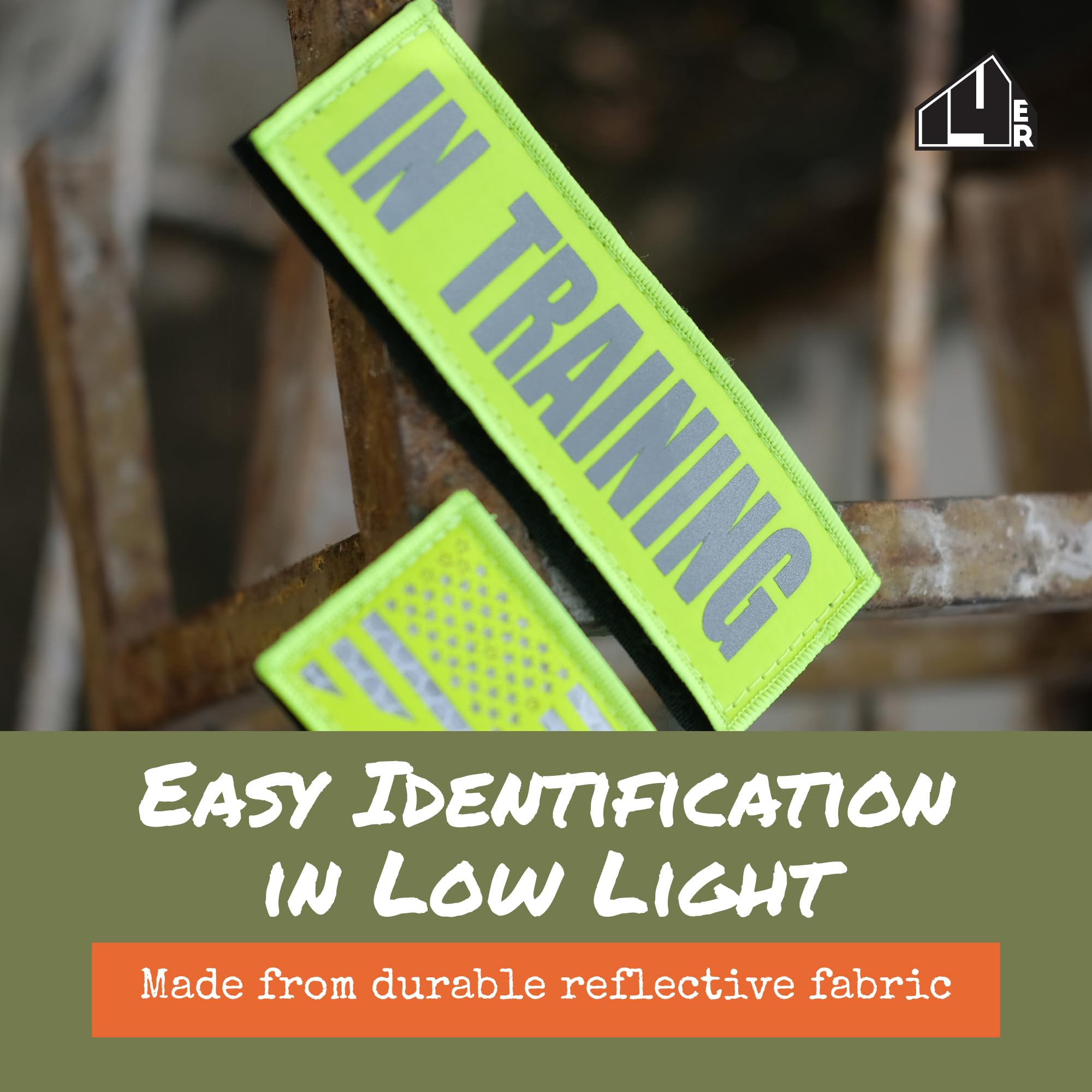 14Er Tactical Reflective Service Dog Patches | Do Not Pet Patch, Service Dog In Training Patches, Dog Collar Patch | Service Dog Vest Patches, Dog Patches For Harness | Service Dog Patch Set (9-Pack)