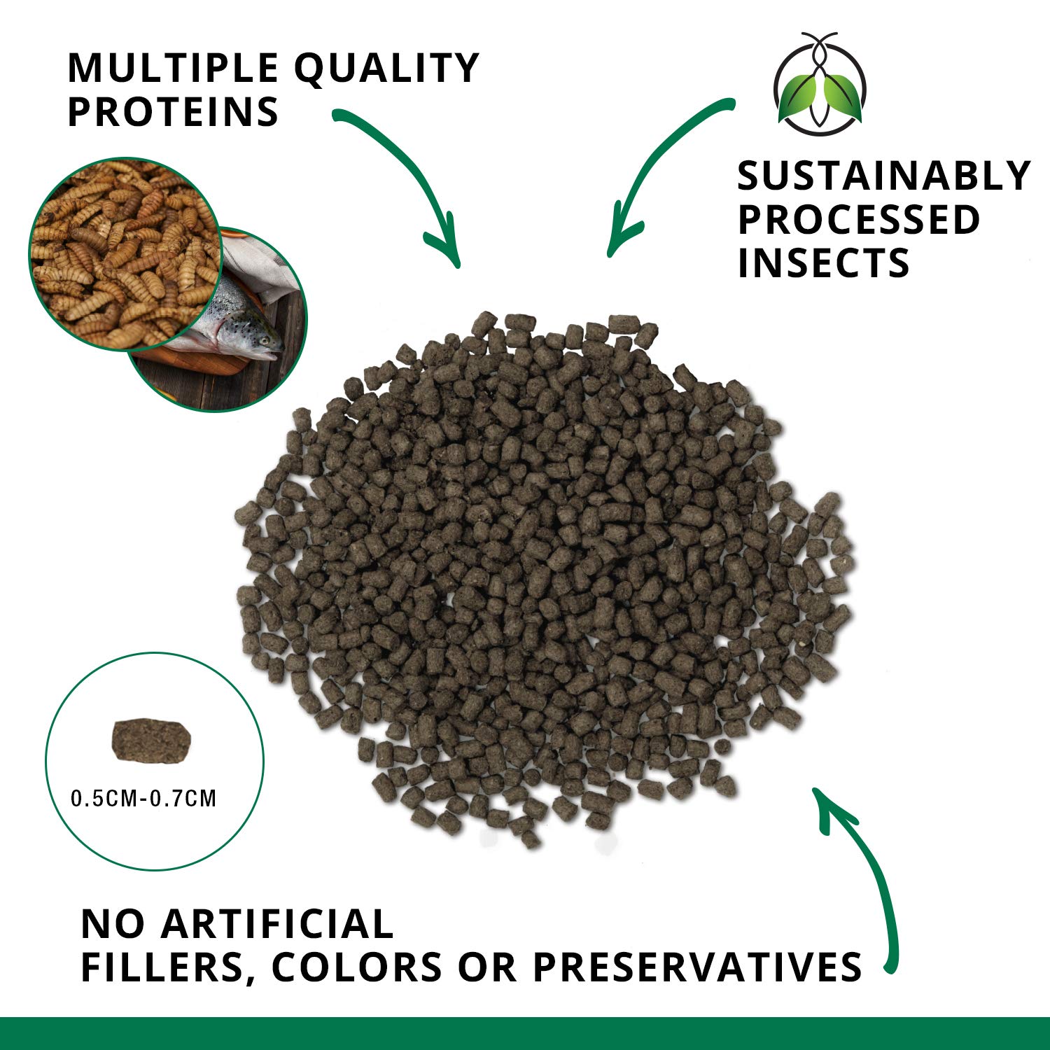 Fluval Bug Bites Turtle Formula Floating Pellets