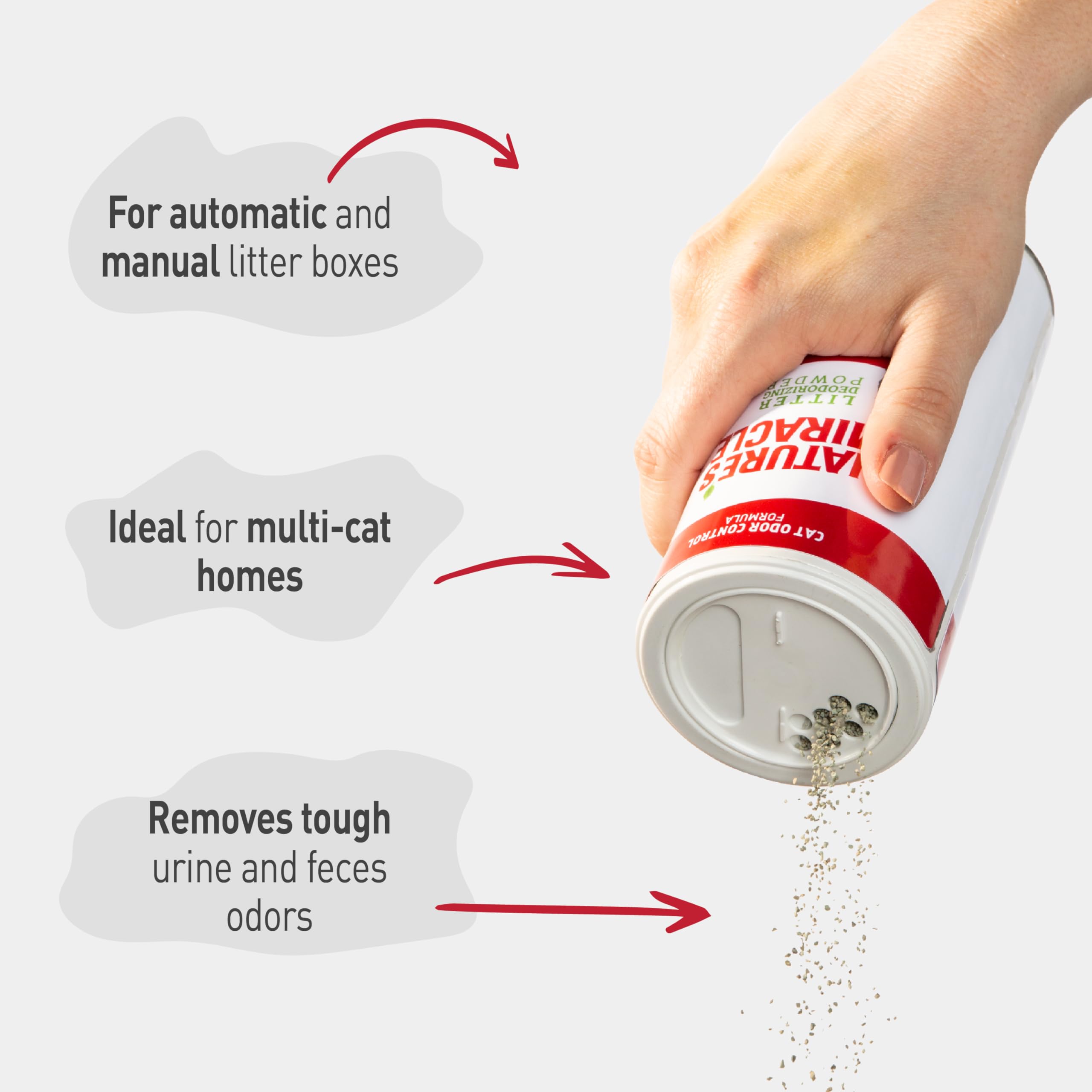 Nature'S Miracle Litter Box Deodorizer, 20 Ounces, Litter Deodorizing Powder, Cat Odor Control Formula