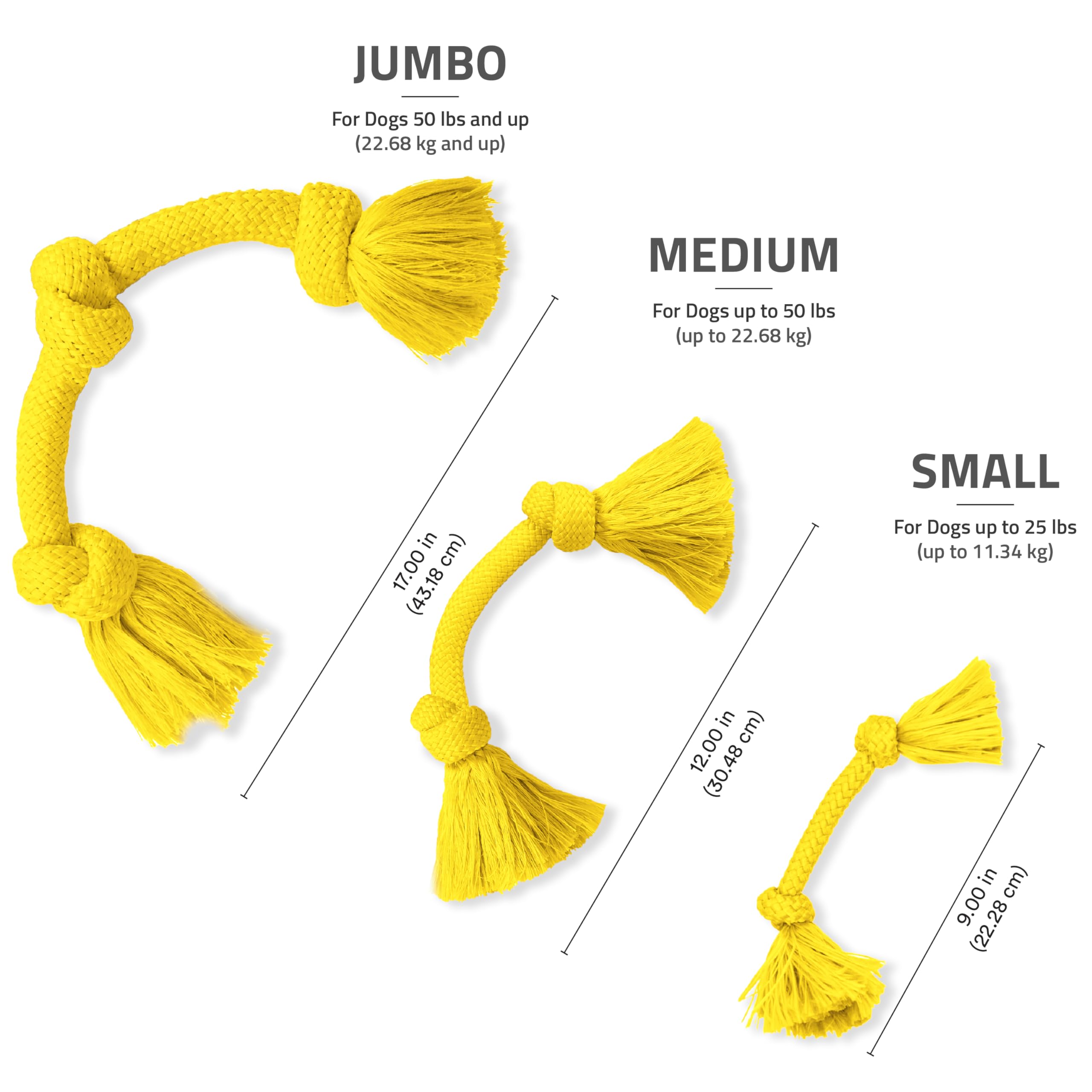 Playology Dog Toys | Dri-Tech Rope Toy Tug of War Rope for Aggressive Chewers | Medium Chicken Scented Toy - Easy to Clean and M