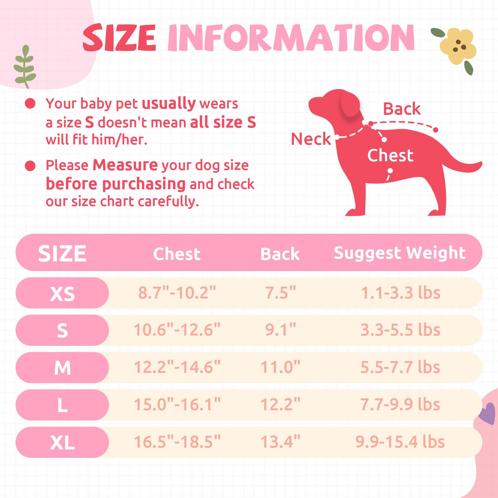 Hrttsy Small Dog Shirt Cute Puppy Cat T Shirt Clothes Soft Cotton Sleeveless Tee Shirts For Small Dogs Cats Summer Doggy Vest Tee Shirt Chihuahua Yorkie Shih Tzu Pet Apparels(Pink Girl,L)