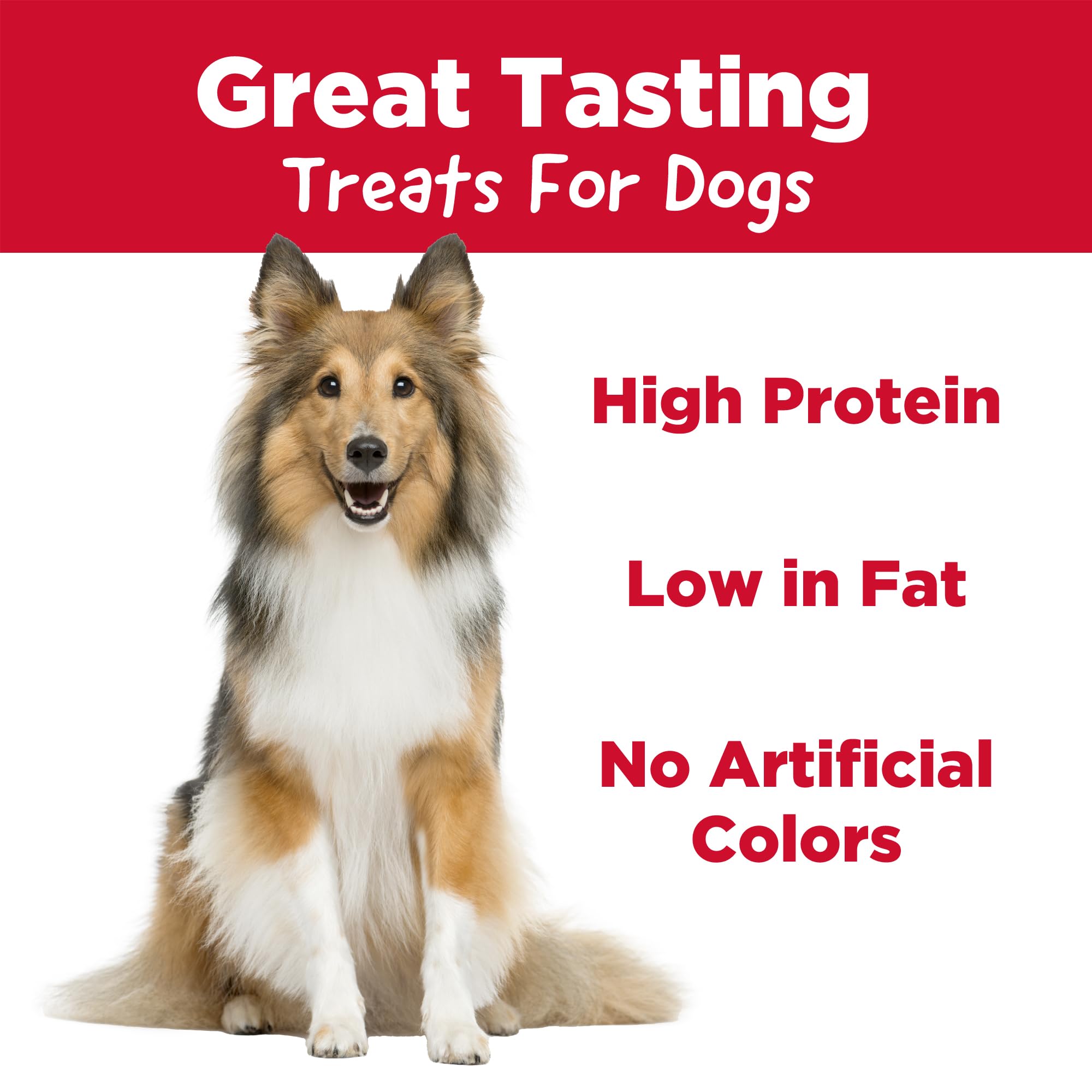 Country Kitchen Beef Jerky Tender Dog Treats, Made with Real Beef, High Protein, Low Fat, No Artificial Colors, 16 oz