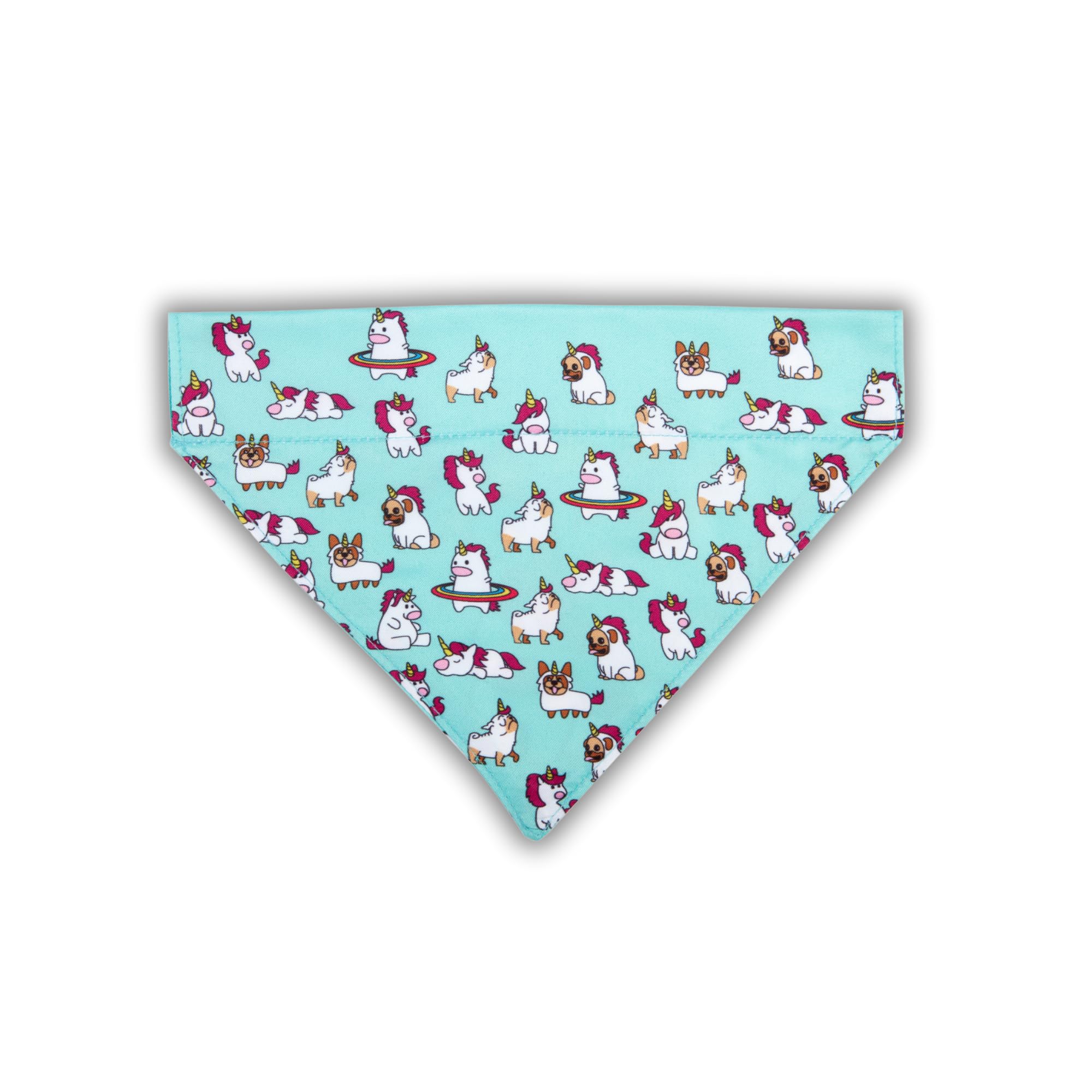 Max & Molly 2-In-1 No-Tie Reversible Pattern Pet Bandana For Collars - Vibrant Designs, Durable & Machine-Washable - Slide-On Fa