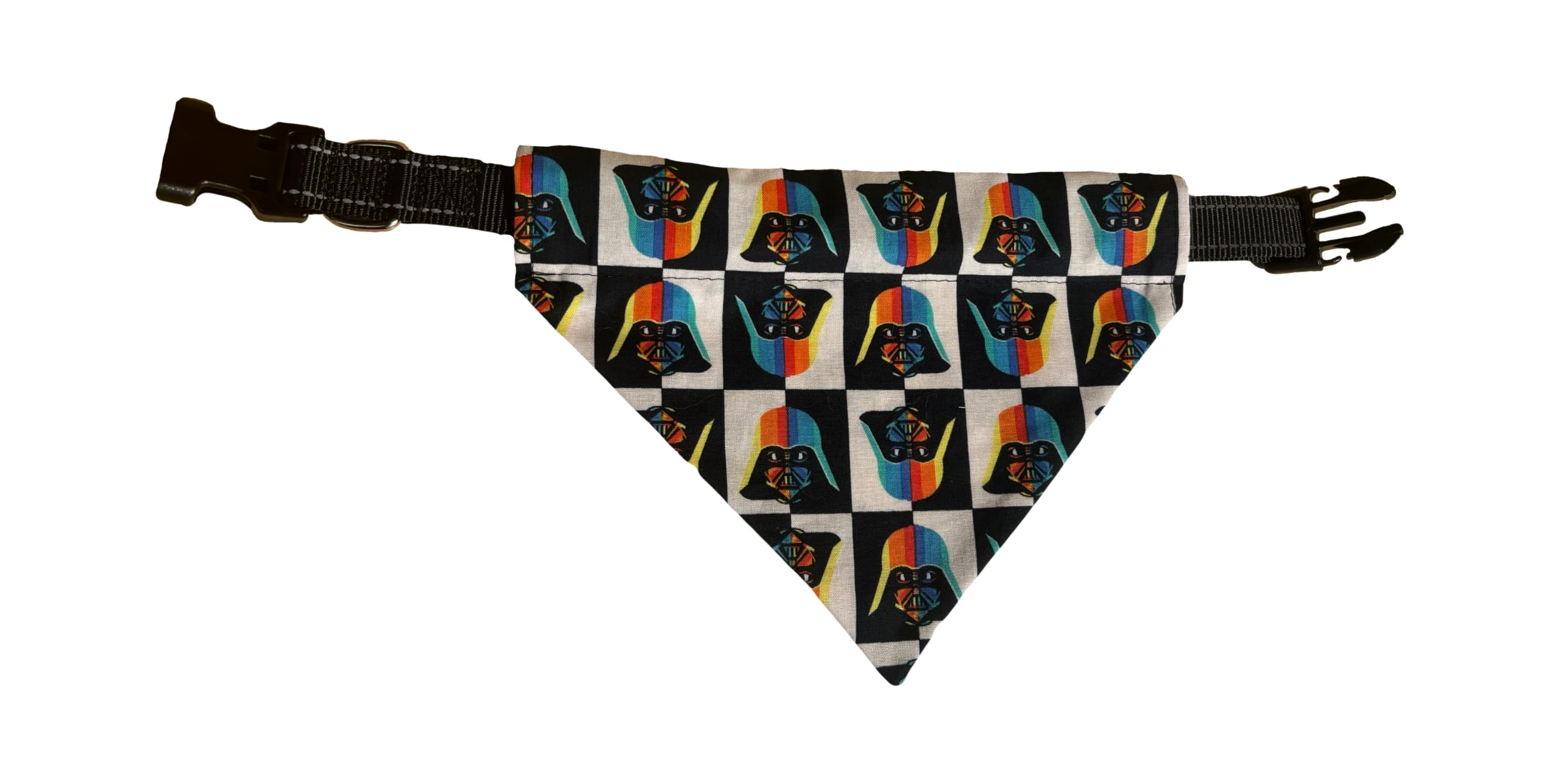 Cute Dog Bandana | Galaxy Far Far Away | Retro | Reversible Slip On Dog Bandana | Slip Over The Collar Bandana | For Small Mediu