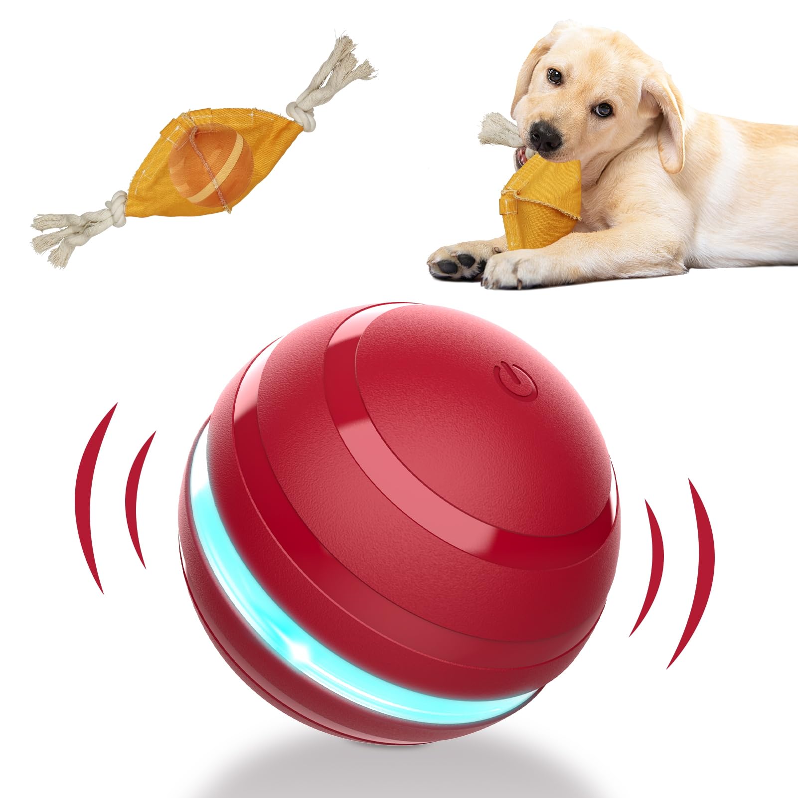 Bentopal Interactive Dog Toys With Motion Activated, Keep Dogs Busy