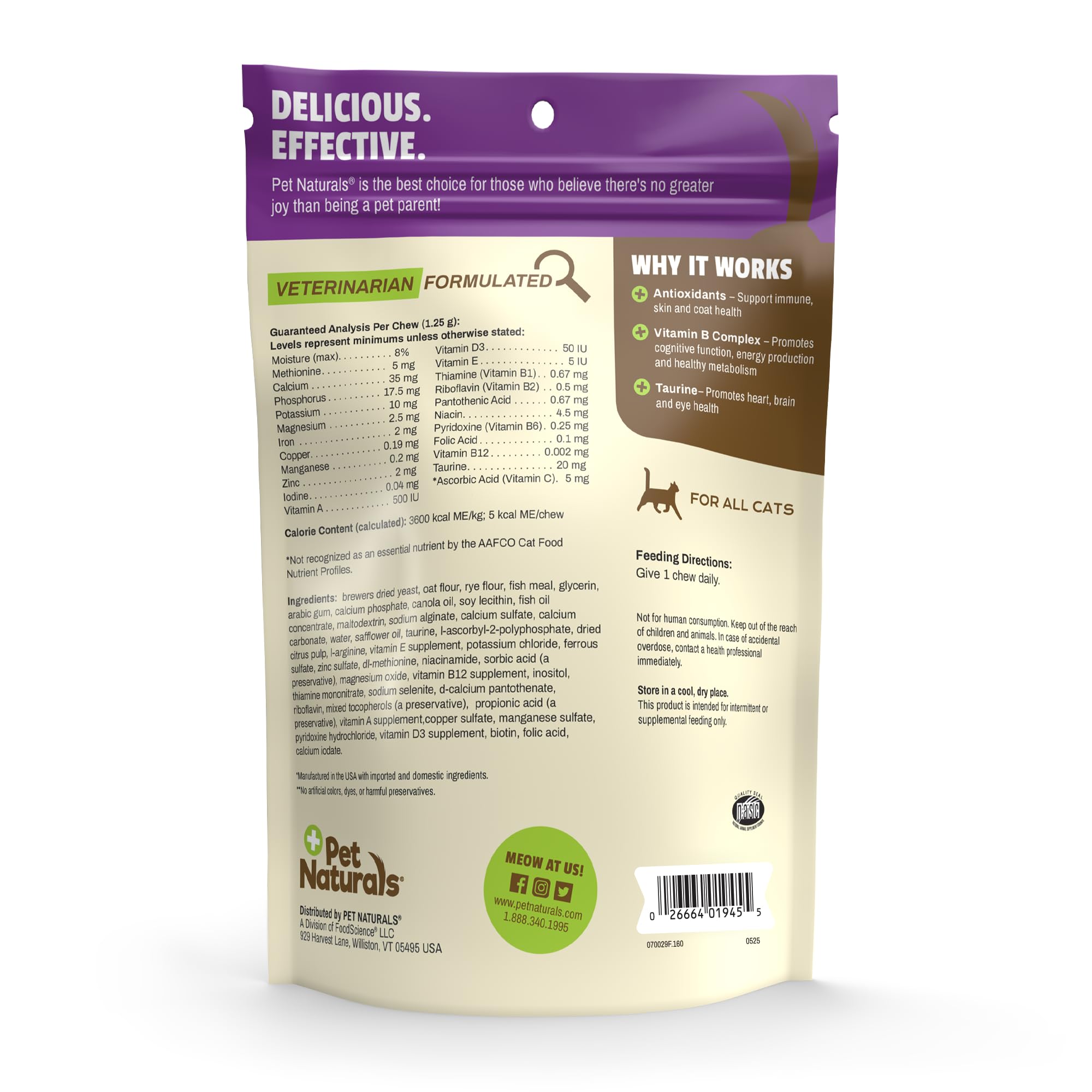 Pet Naturals Daily Multivitamin for Dogs - 28 Essential Nutrients, Fatty Acids & Antioxidants for Complete Health | Supports Ene
