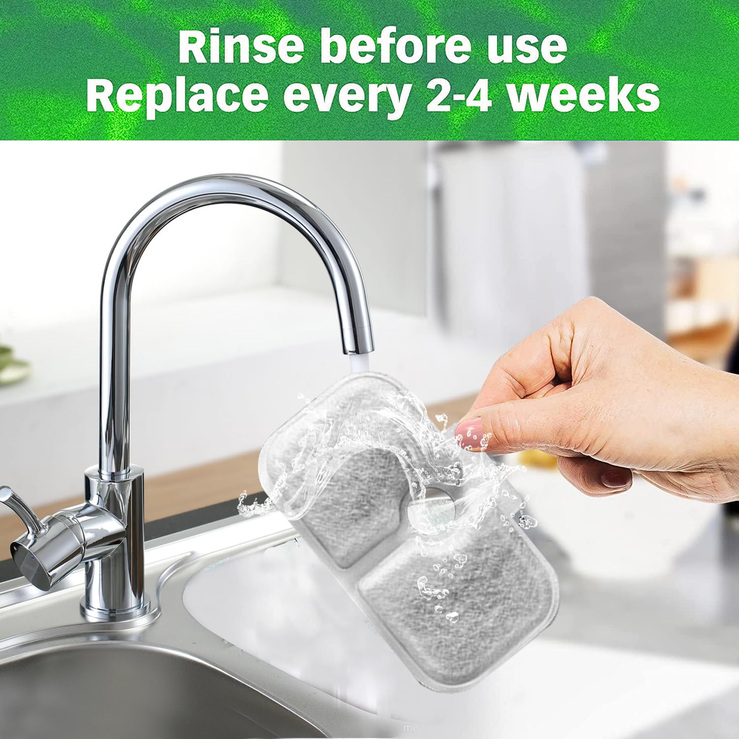 9-Pack Replacement Filters For Petlibro Dockstream Cat Water Fountain Plwf005 Plwf115 Plwf105