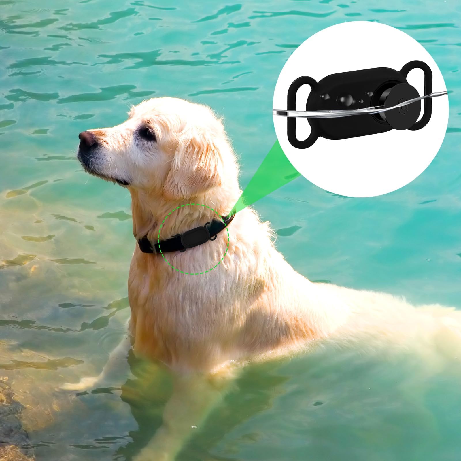 2Pcs Dog Collar Holder For Galaxy Smarttag2 Cover Case Pet Collar Holder Waterproof Protective Case Cat Collar Holder Compatible