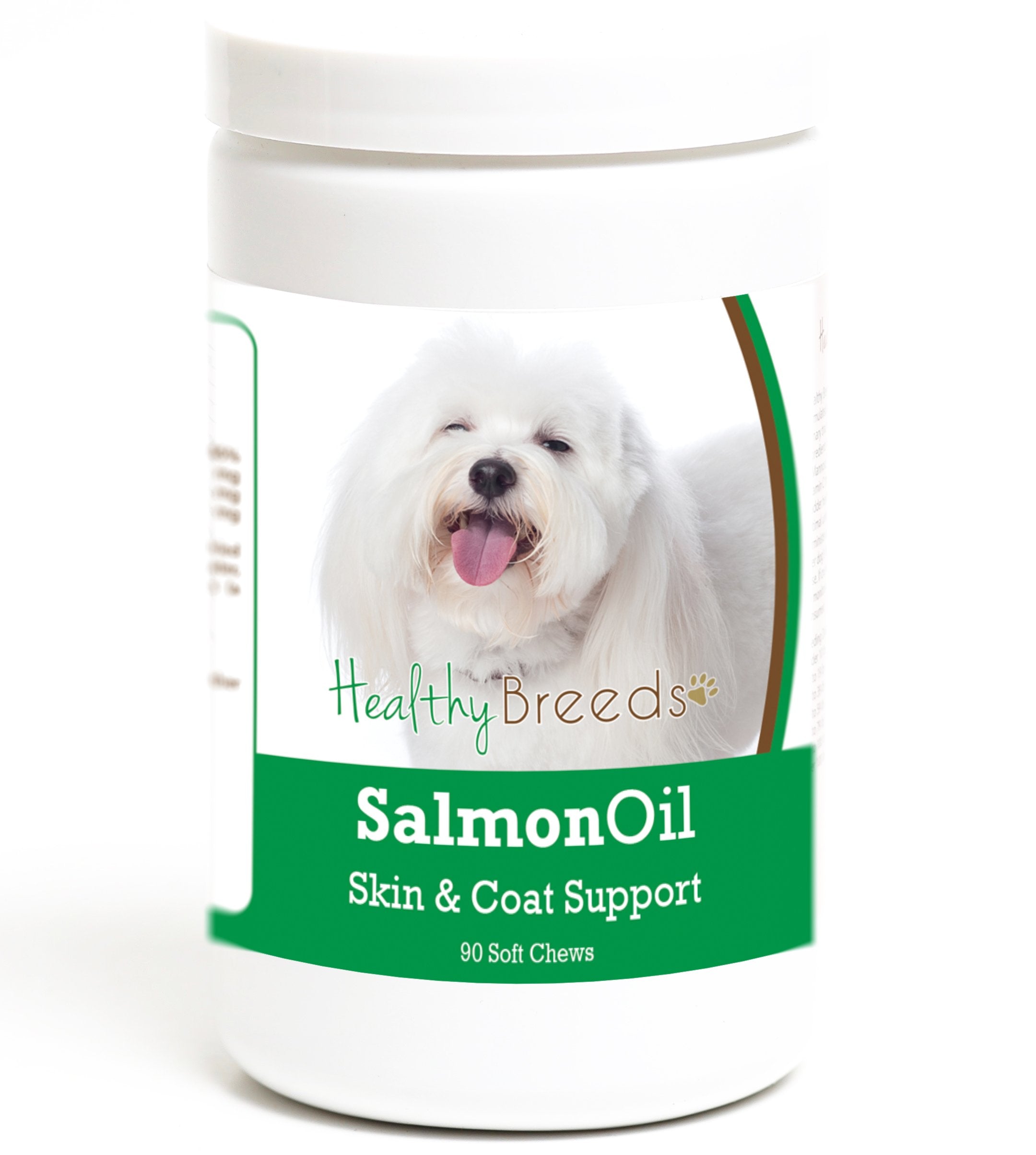 Healthy Breeds Coton de Tulear Salmon Oil Soft Chews 90 Count