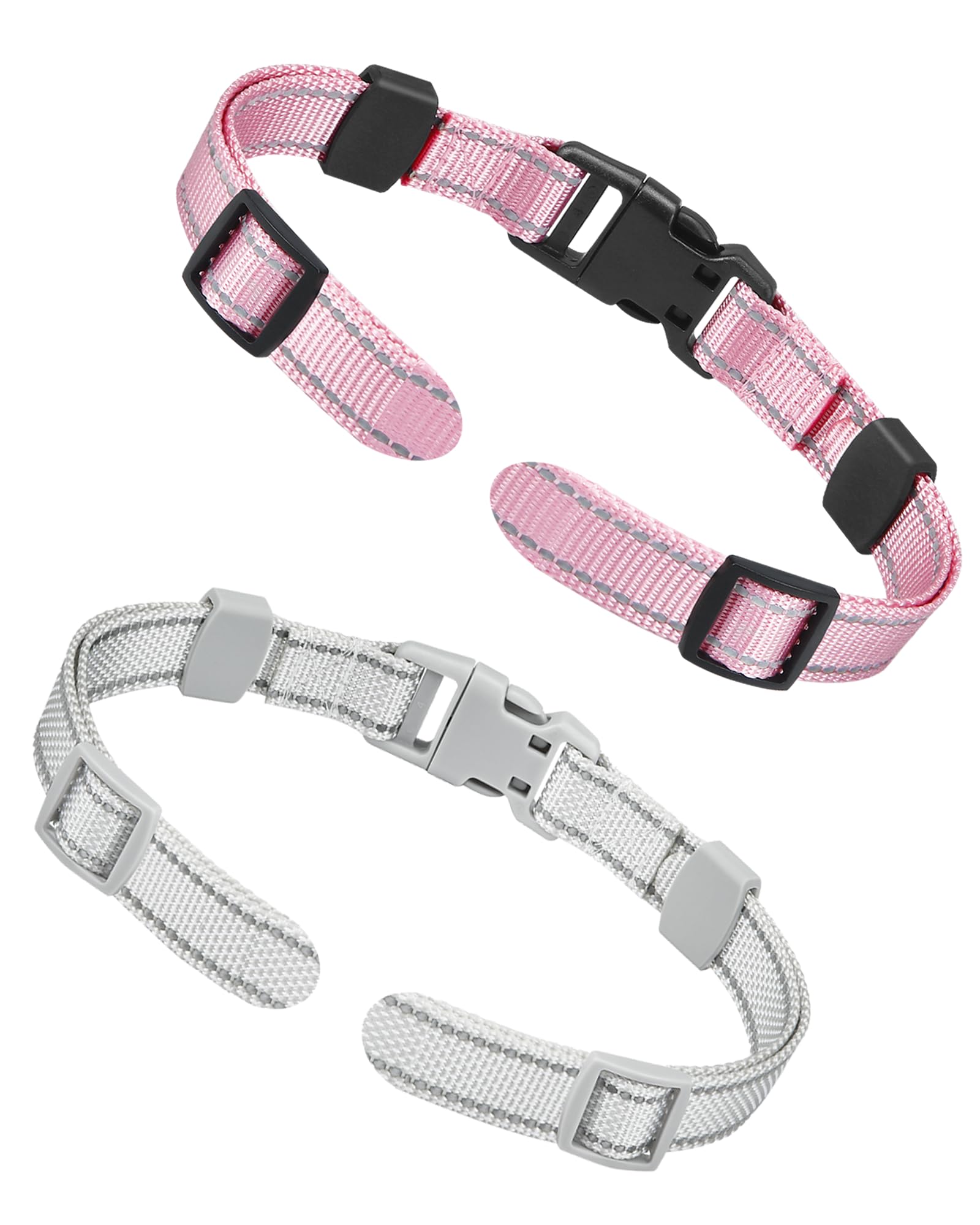 Doparet Collar Replacement Strap, Reflective Replacement Nylon Collar Strap, Durable Adjustable Dog Collar Replace Belt For Shoc