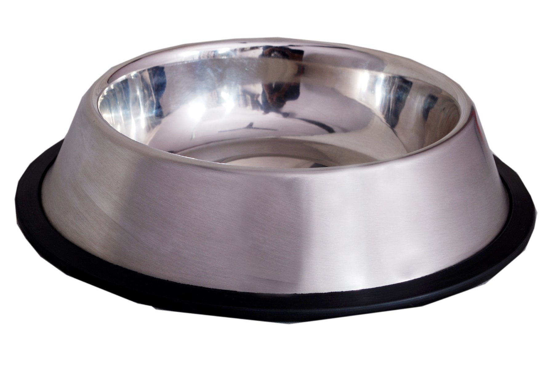 Jacky TreatsPet Bowl Stainless Steel | Dog Bowl | Cat Dish | Pet Food Water Bowl, Large (1 Piece)