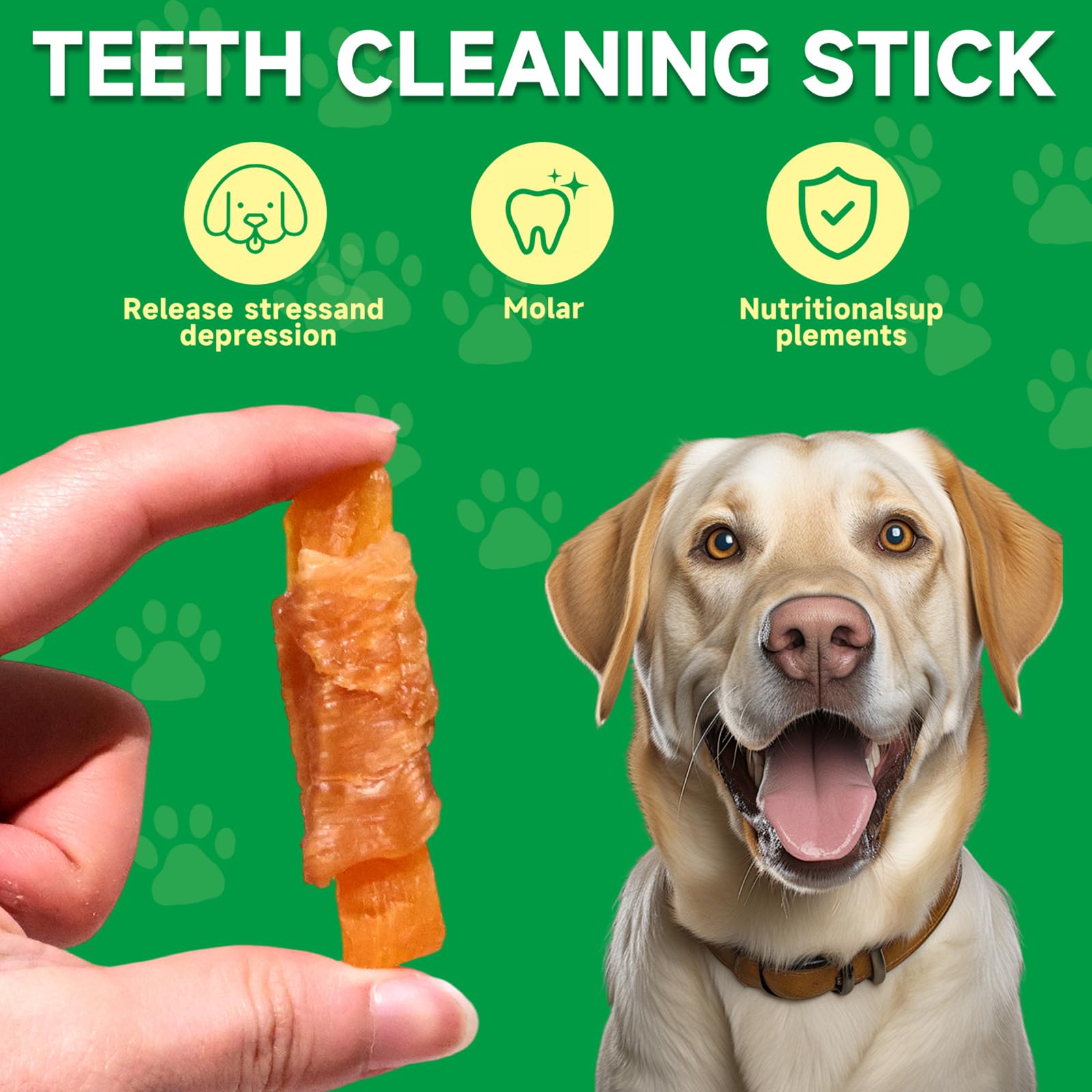 YUNSHAN Chicken Wrapped Dog & Cat Chew Treats, Cheese Sticks, 16 oz