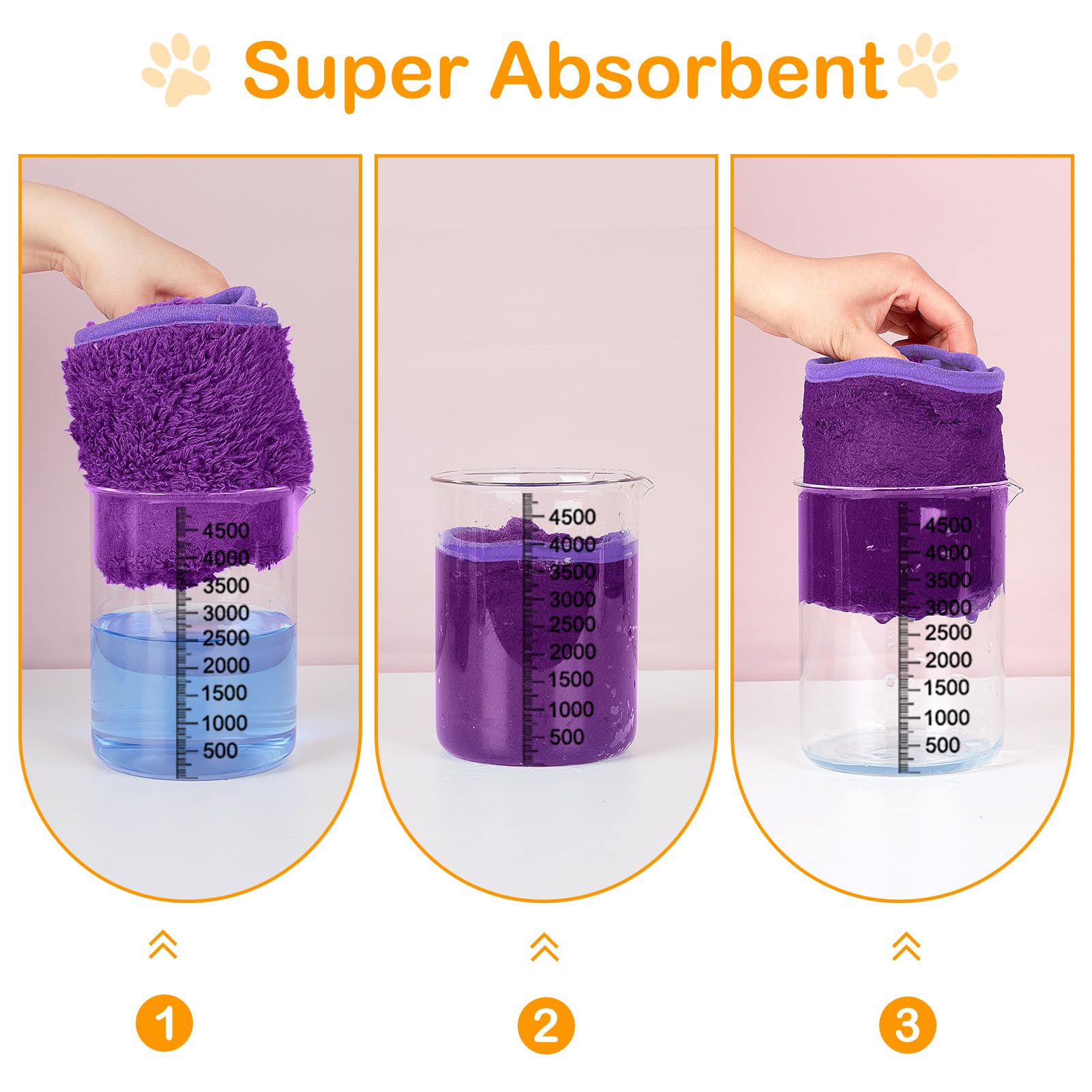 Dog Bathrobe, Super Soft Robe Quick Drying Dog Towels For Drying Large, Adjustable Dogs Clothes For After Bath, L