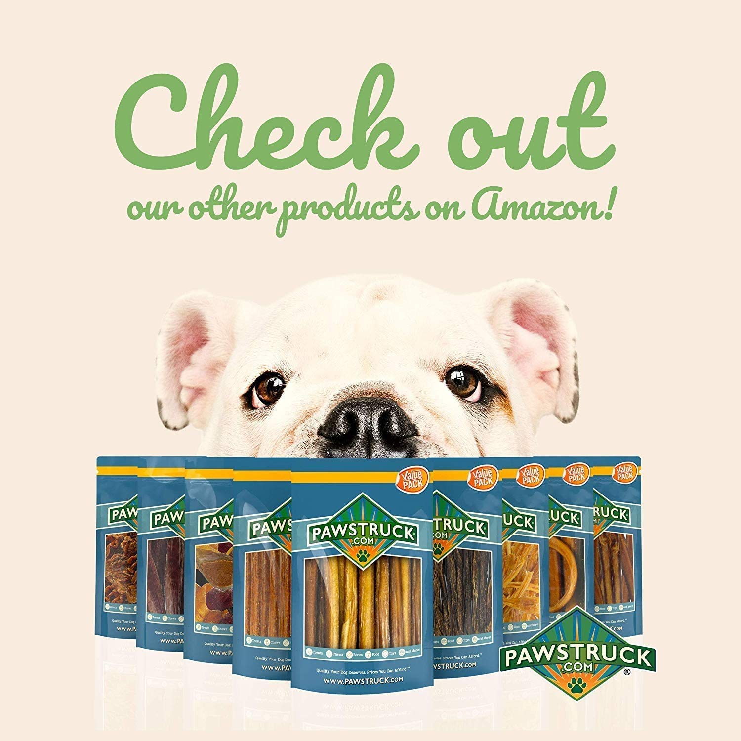 Pawstruck Natural Dental Chews for Small Medium Dogs & Puppies - Vet Recommended Brush Stick Treats Made in USA Breath Freshener