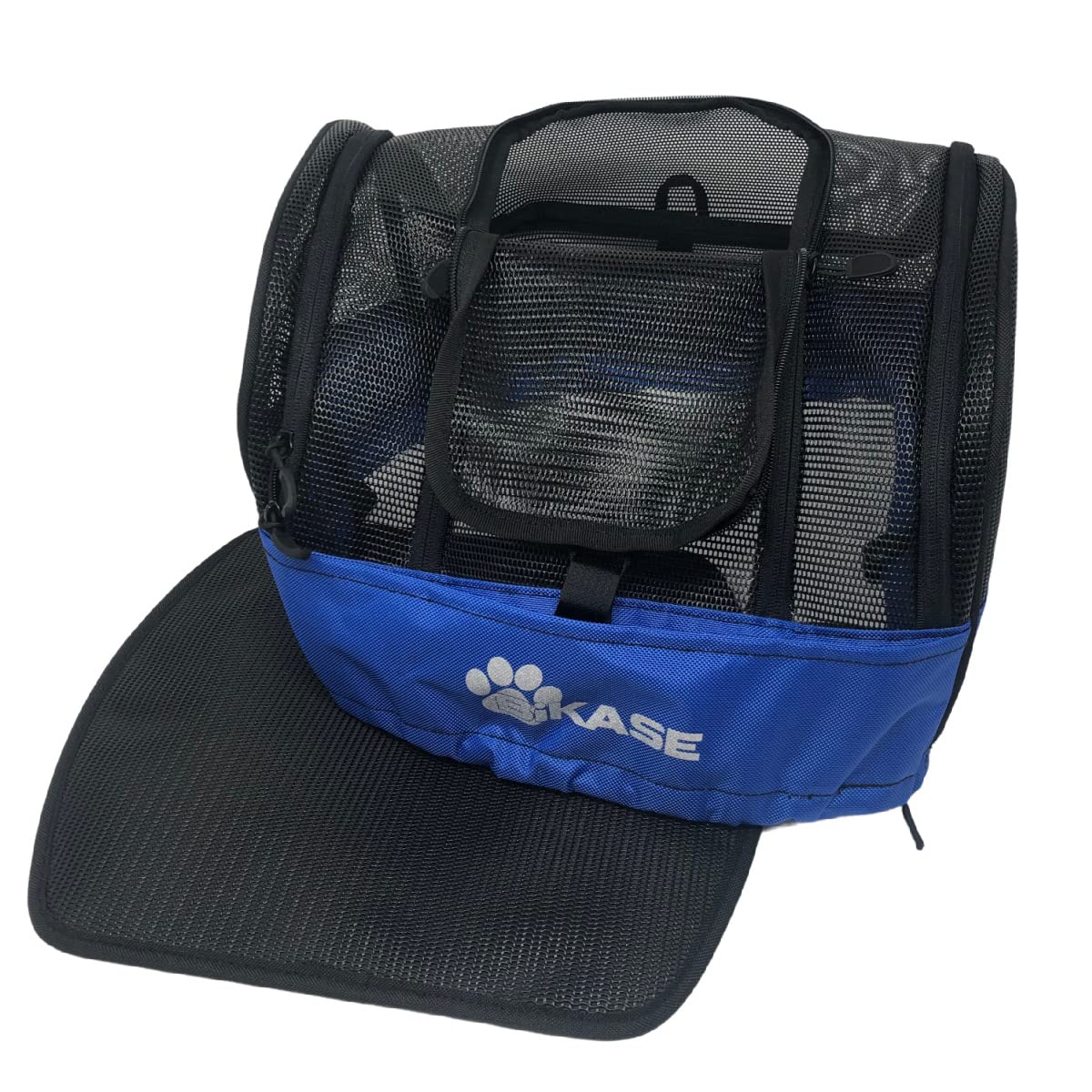 Bikase Pet Carrier Cover For Bike Basket - Comfort Mat Included, Ideal For Dog And Cat Bike Rides, Soft-Sided Ventilated Dog Bik