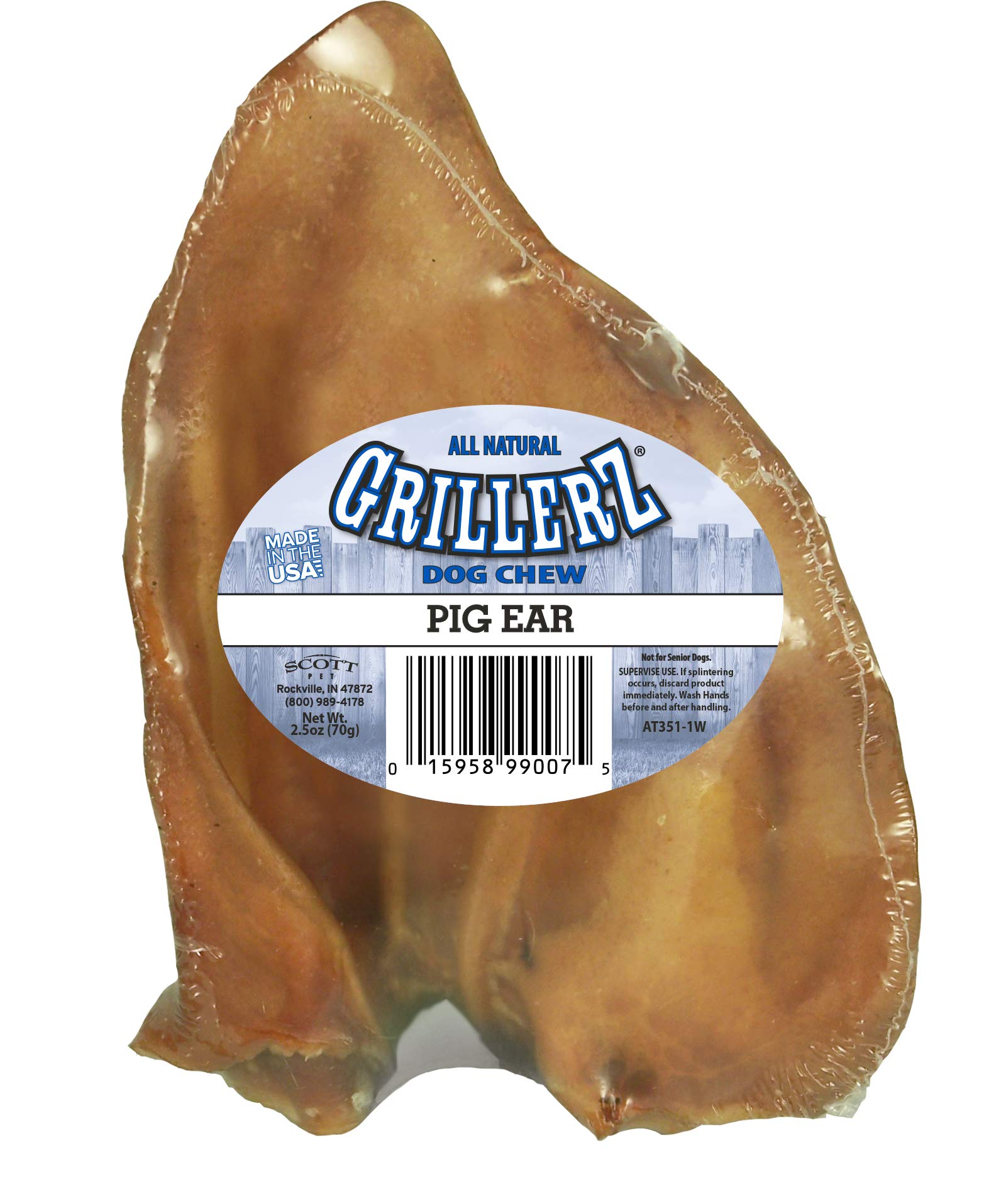 Scott Pet Grillerz Pig Ears 12Ct