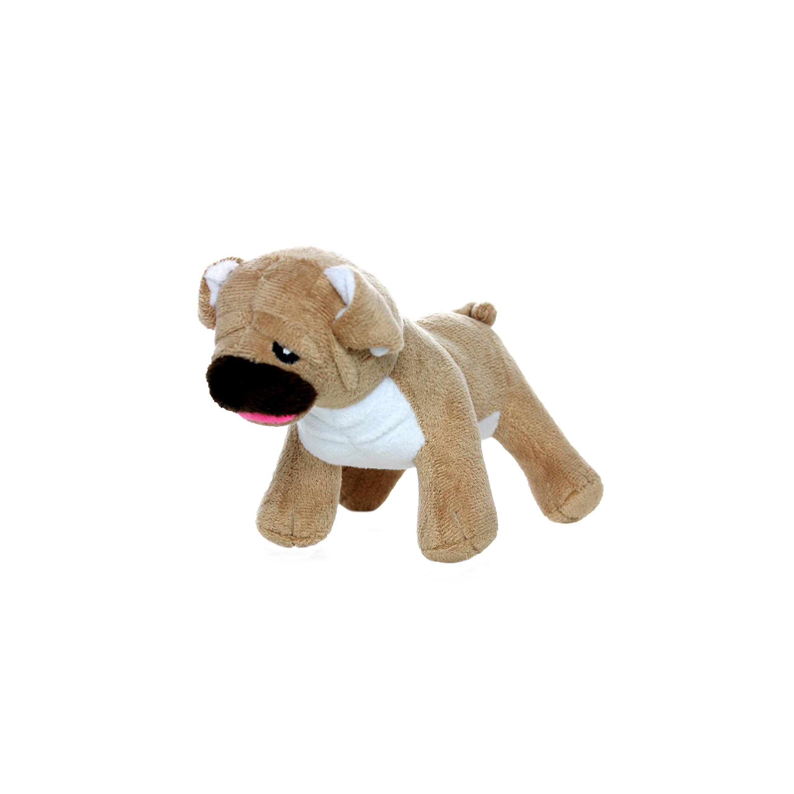 MIGHTY- Farm Junior Pug- Squeaker-Multiple Layers. Made Durable, Strong & Tough. Interactive Play Dog Toy (Tug, Toss & Fetch). M