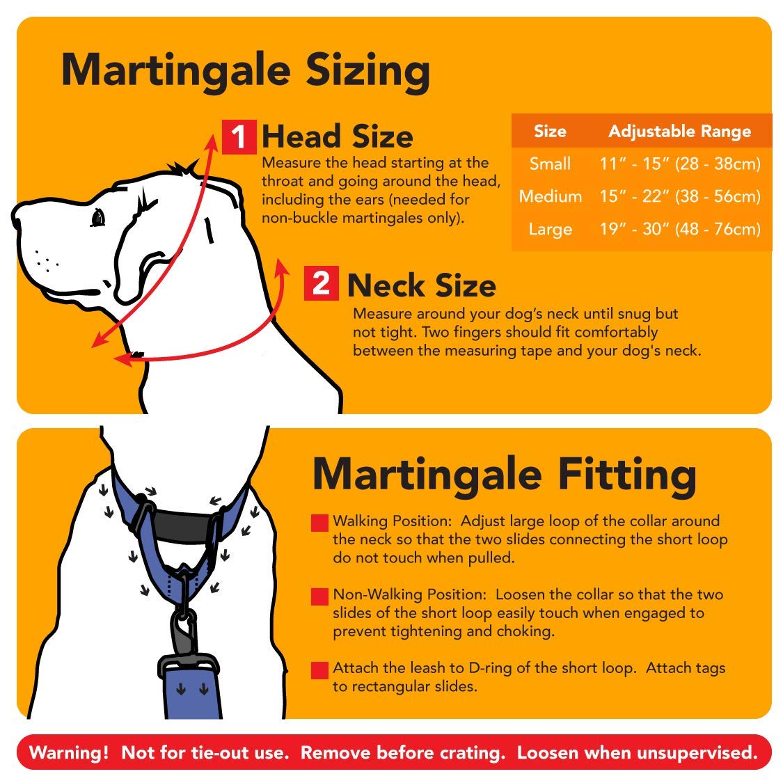 If It Barks - 1.5'' Reflective Martingale Collar for Dogs - Adjustable - Made in USA - Strong, Durable, and Comfy - Ideal for Tr