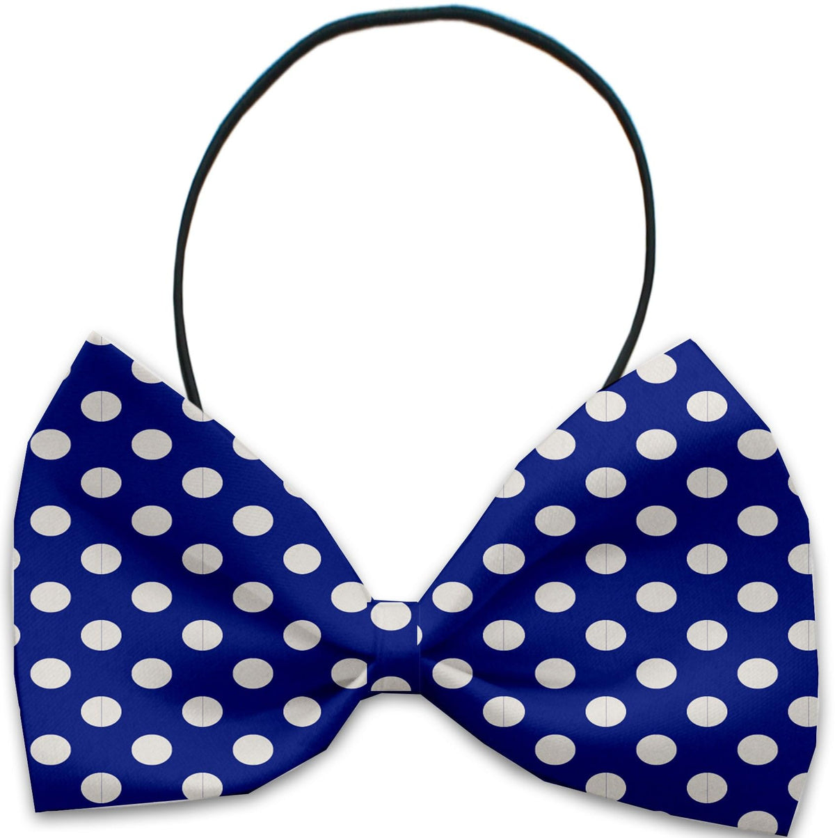 Pet, Dog and Cat Bow Ties, &quot;Swiss Dots Group&quot; *Available in 10 different pattern options!* Collar Strap Swiss DotsBrightBlue