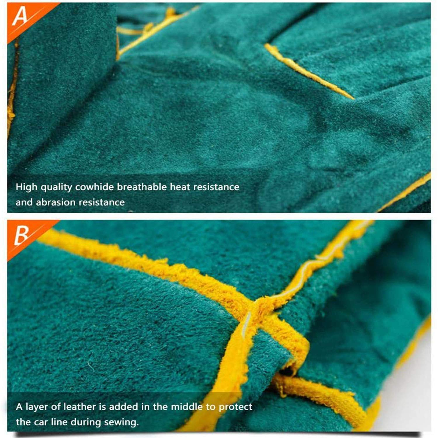 Pesandy Animal Handling Gloves Bite Proof, 60Cm Durable Bite Resistant Gloves For Bathing,Grooming,Welding, Handling Dog/Cat/Bird/Snake/Parrot/Lizard/Reptile- Scratch/Bite Resistant Protection Gloves